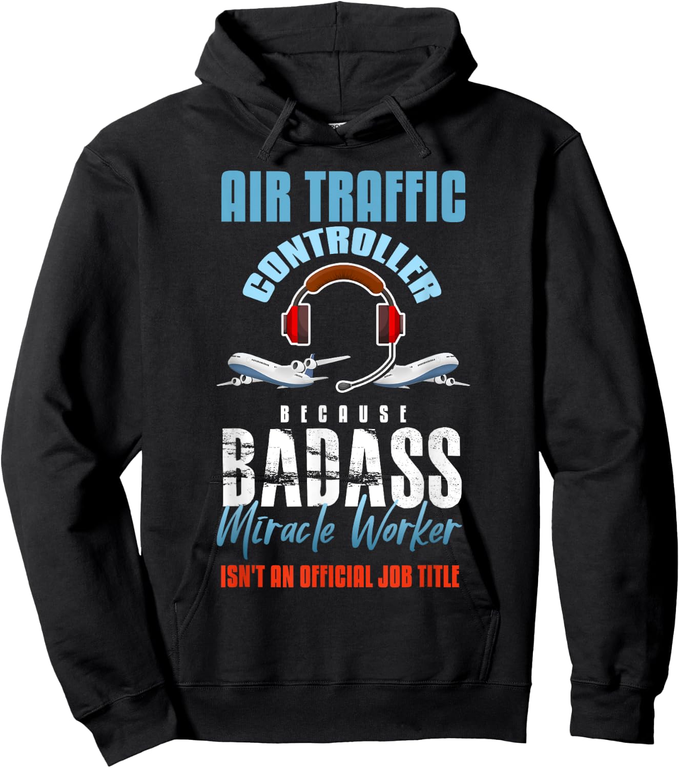 Air Traffic Controller Shirt Controlling Funny ATC Gift Hoodie - Hoodie | Black