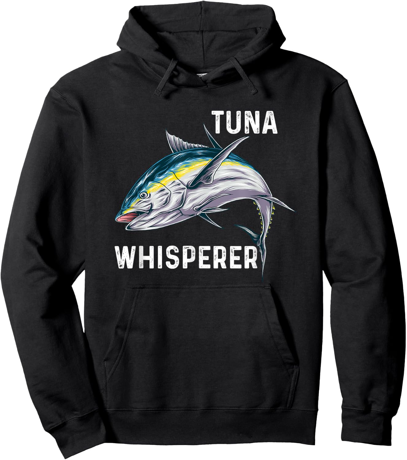 Tuna Whisperer | Deep Sea Fishing Hoodie - Hoodie | Black