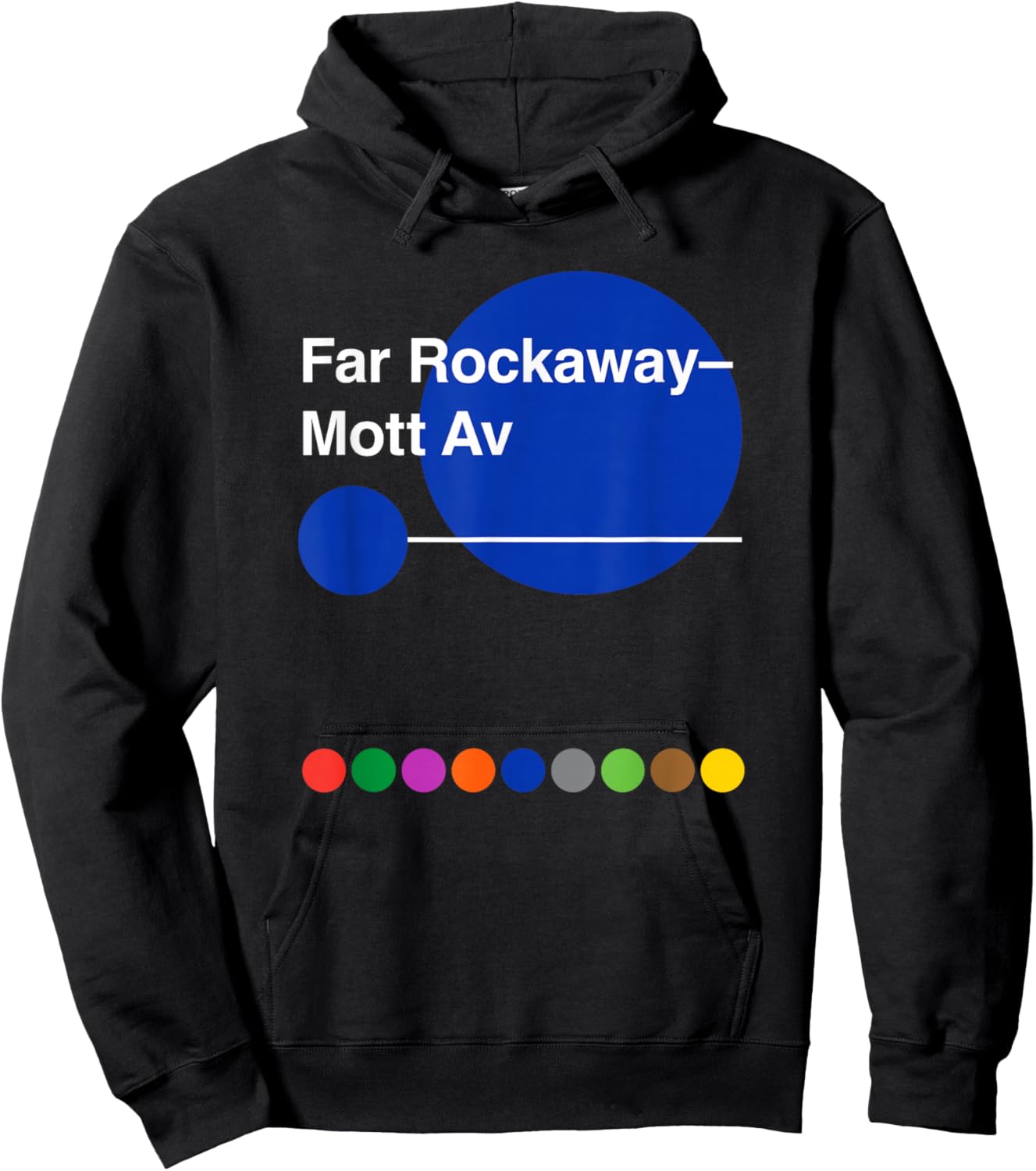 Queens Mott Avenue Far Rockaway Hoodie - Hoodie | Black
