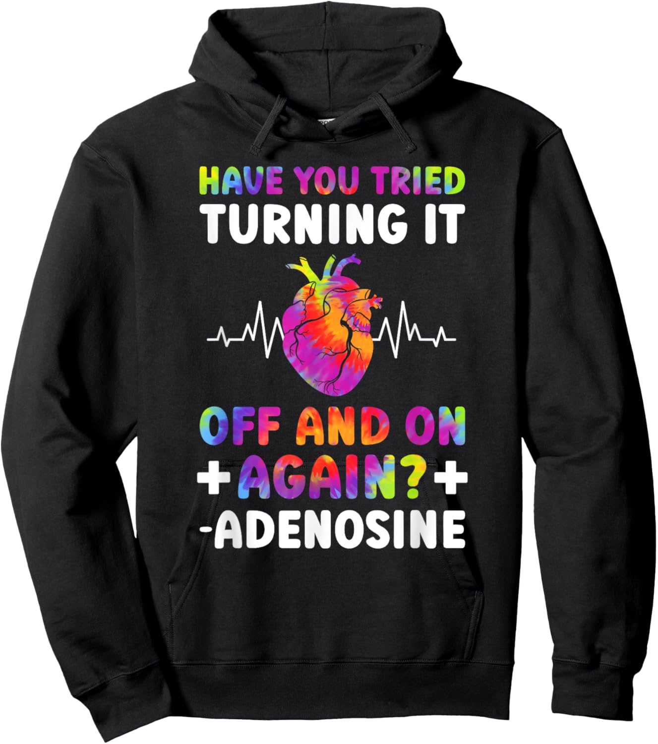 CICU Nurse Funny Cardiac Intensive Care Unit Hoodie - Hoodie | Black