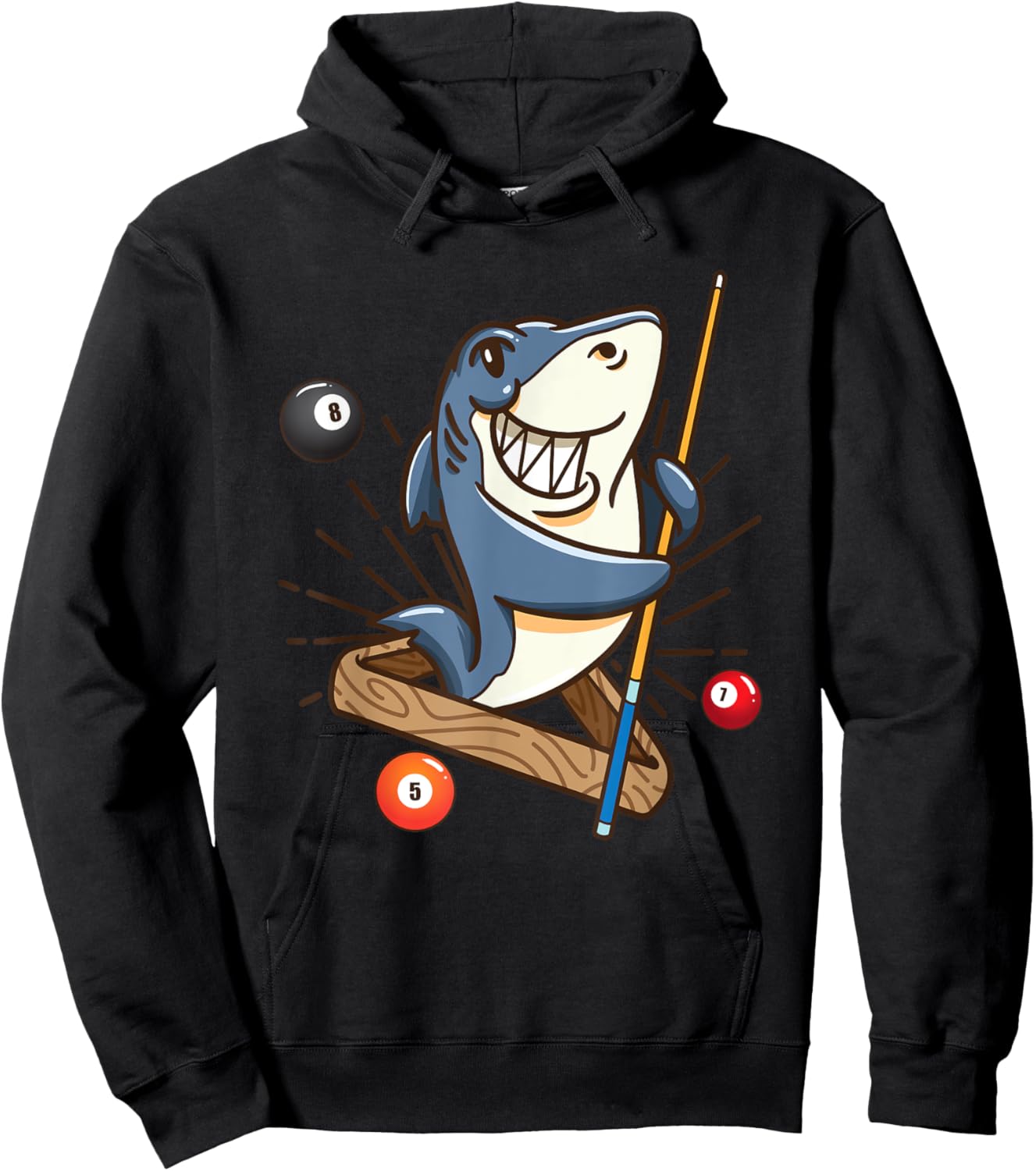 Billiard Shark Hustler Pool Shirts Girls Snooker Gifts Hoodie - Hoodie | Black