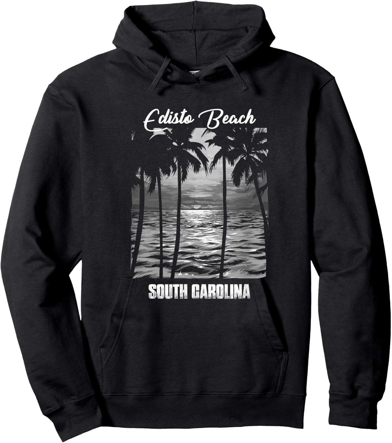 Edisto Beach Souvenir - South Carolina Reminder Women Kids Hoodie - Hoodie | Black