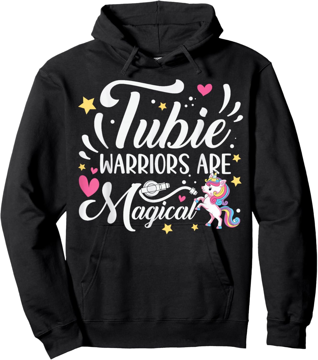 Feeding G Tube Supplies Feeding Tube Awareness Hoodie - Hoodie | Black