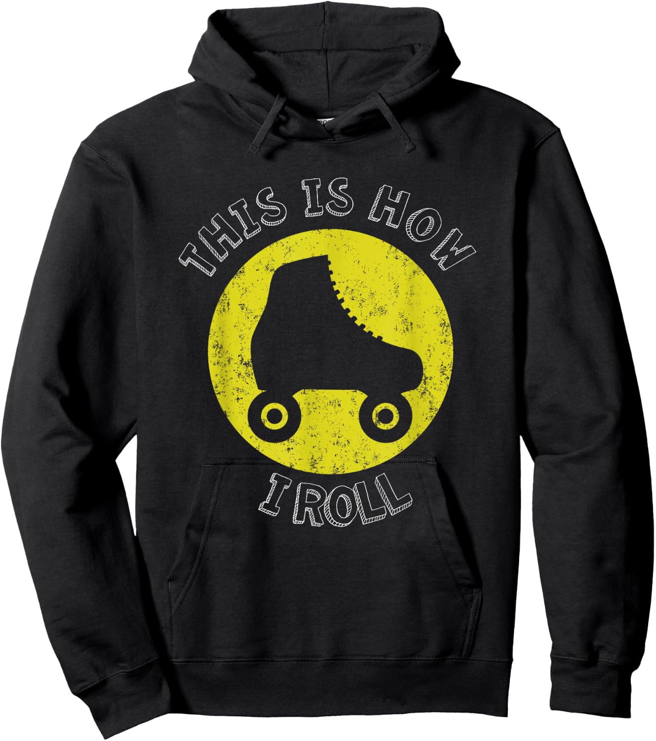 70's This Is How I Roll Vintage Retro Roller Skates Shirt Hoodie - Hoodie | Black