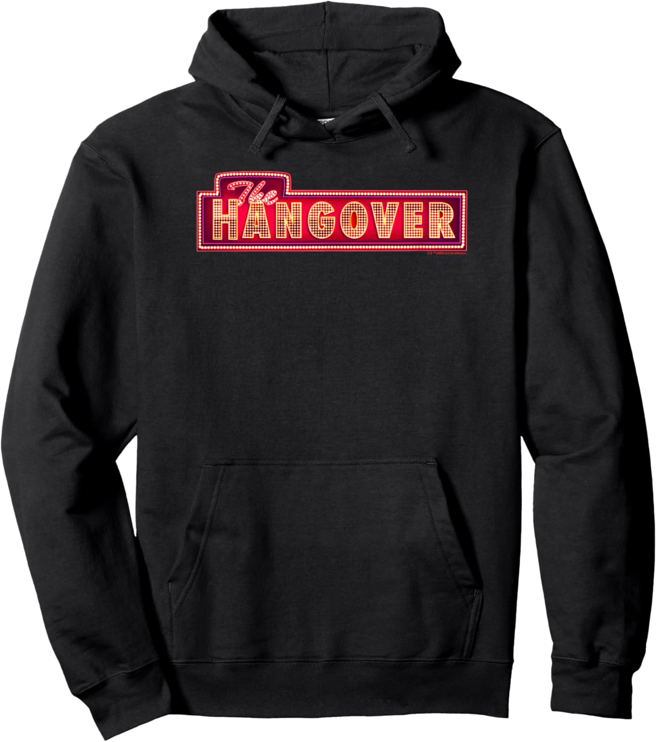 WB100 The Hangover LED Sign Movie Logo Hoodie - Hoodie | Black
