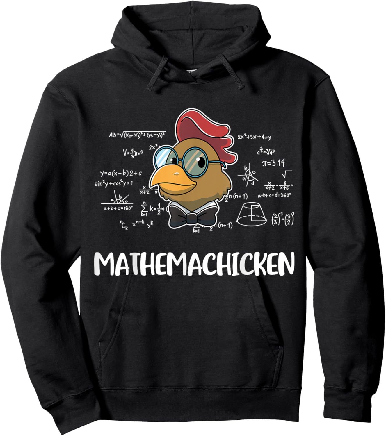 Mathemachicken Hoodie - Hoodie | Black