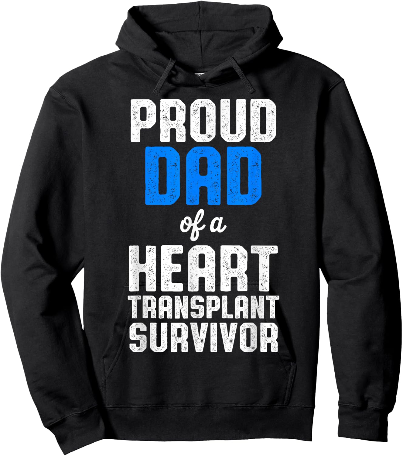Heart Transplant Recipient Proud Dad Surgery Survivor Hoodie - Hoodie | Black