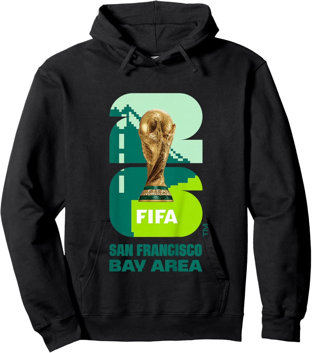 Kids FIFA World CUP26 San Francisco Trophy Color Hoodie - Hoodie | Black