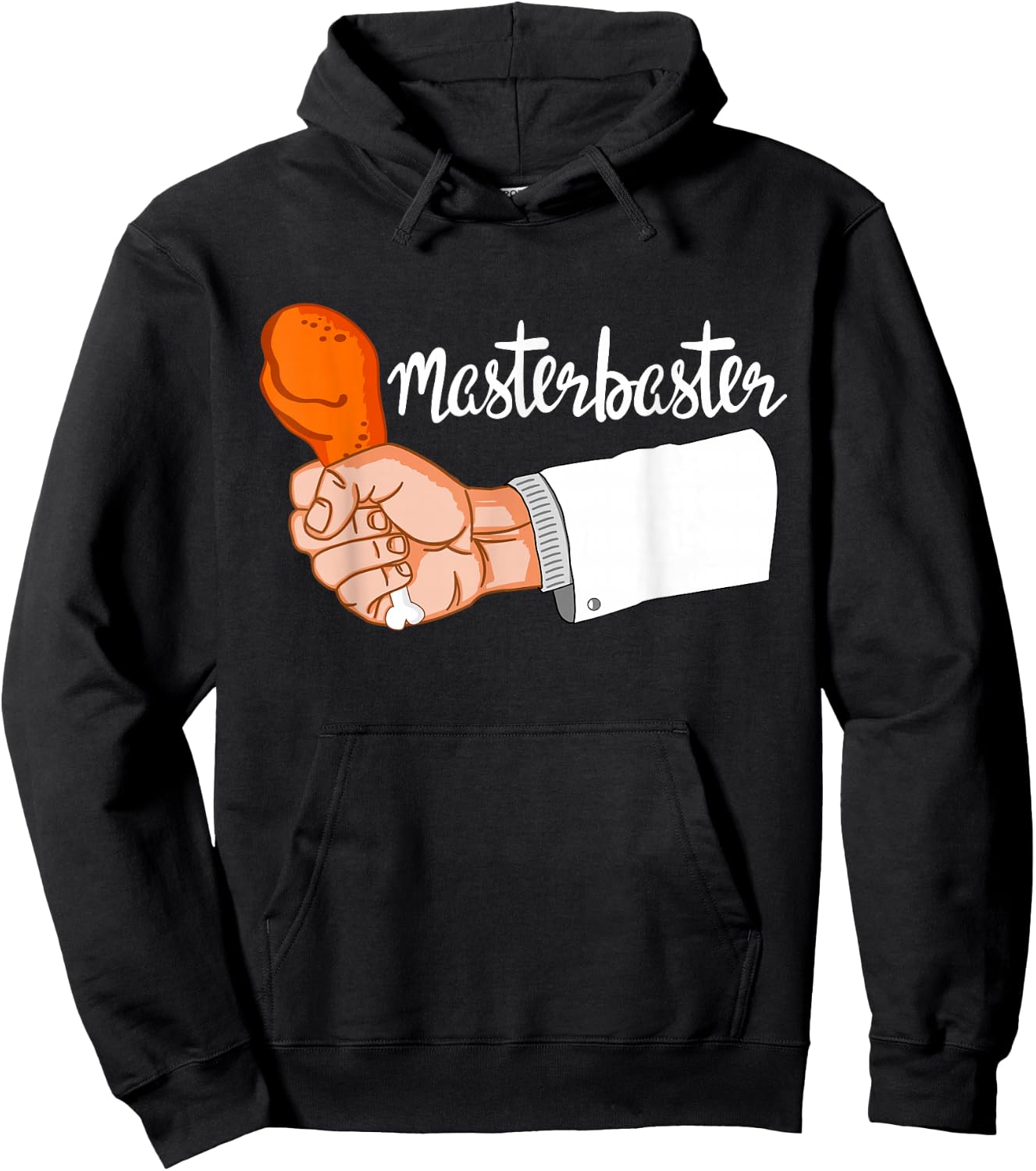 Master Baster - Turkey Day Funny Masterbaster Thanksgiving Hoodie - Hoodie | Black