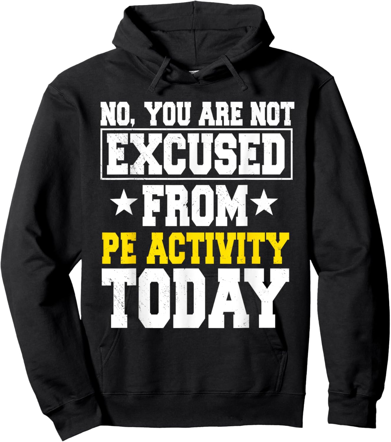 PE Teacher Physical Education Activity Instructor Gym Coach Men Women Girls Kids Hoodie - Hoodie | Black