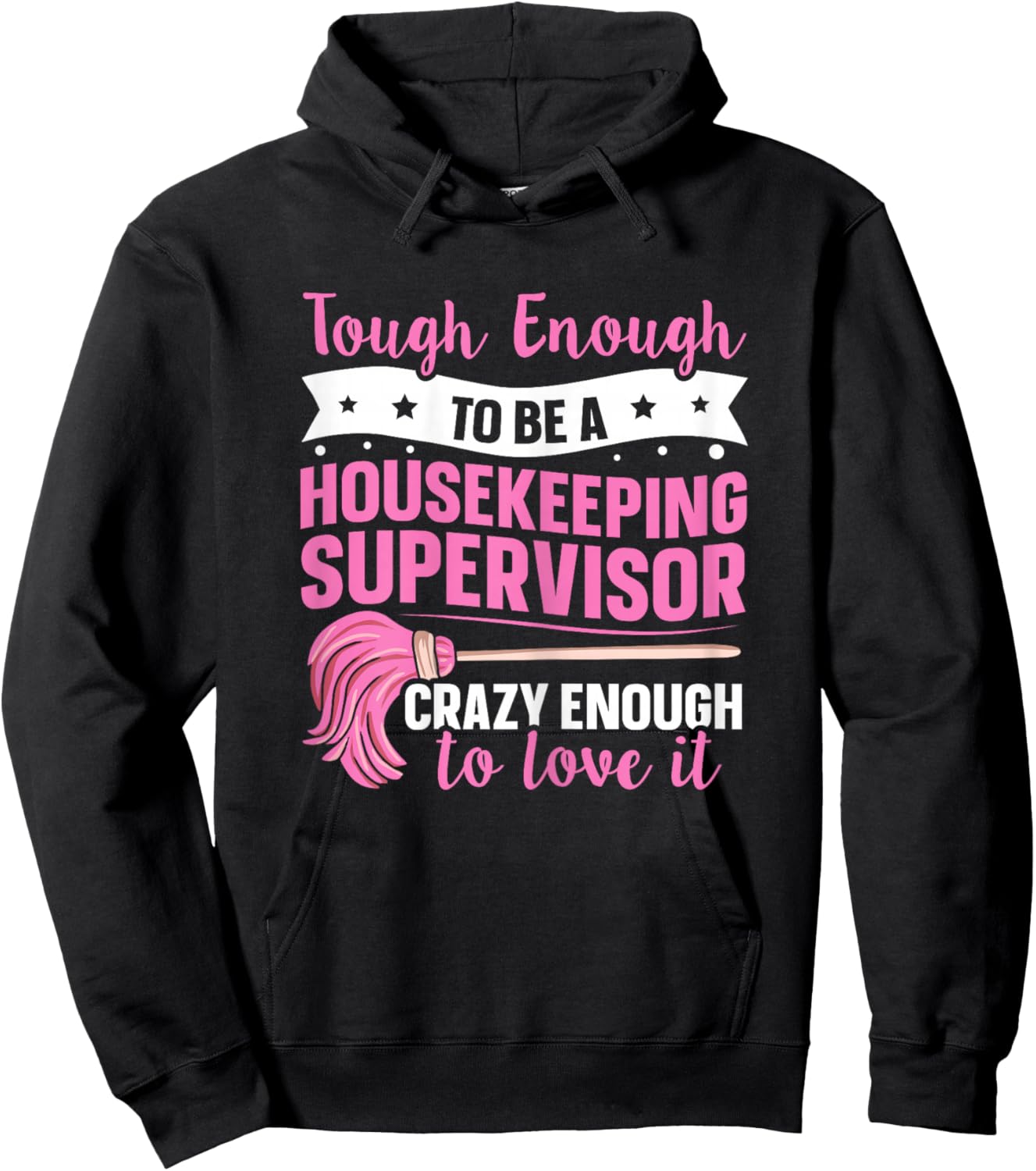 Cleaning Supervisor Design for a Housekeeping Supervisor Hoodie - Hoodie | Black