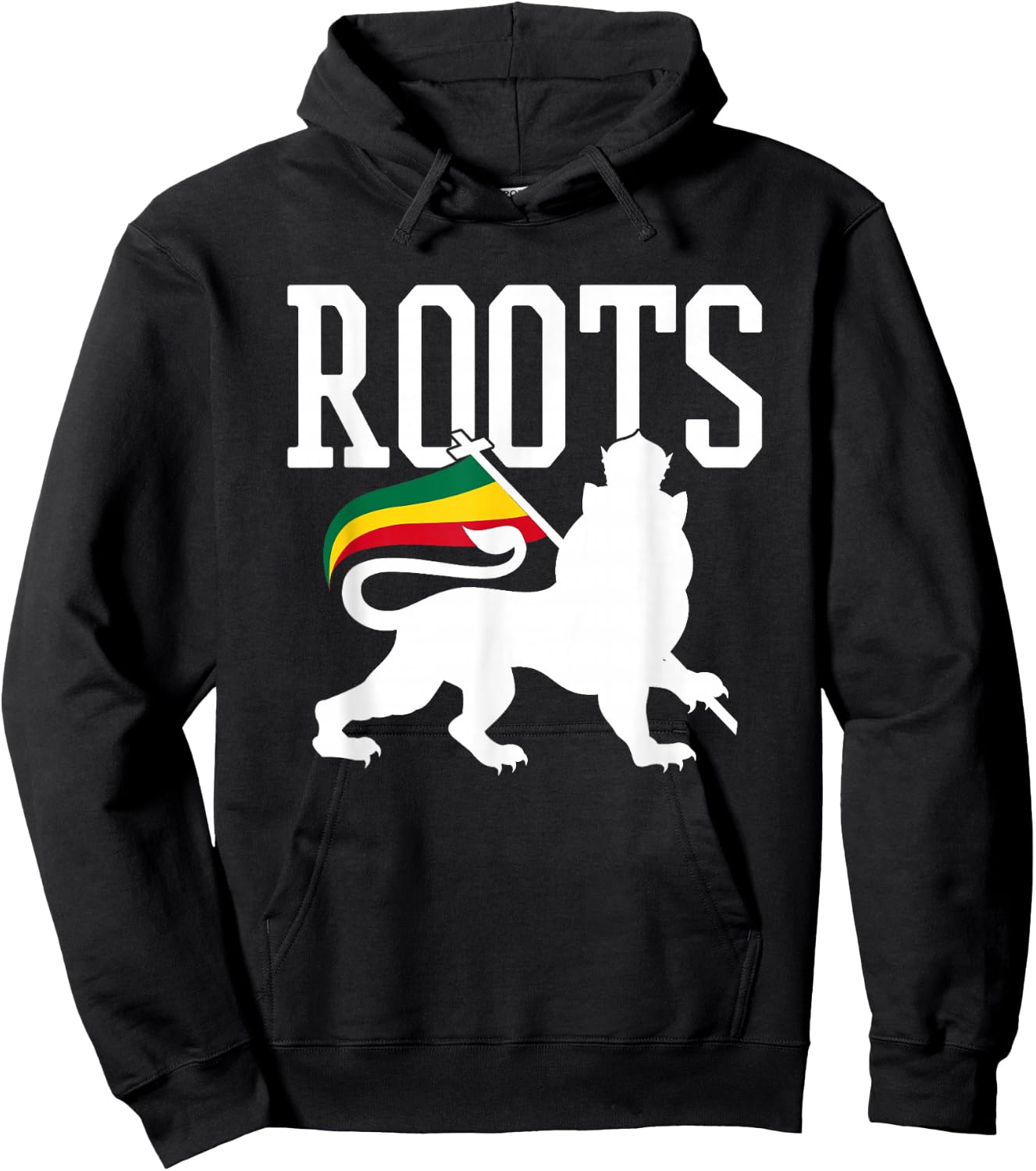 Reggae Roots Lion Of Judah Rastafari Rasta Music Gift Hoodie - Hoodie | Black