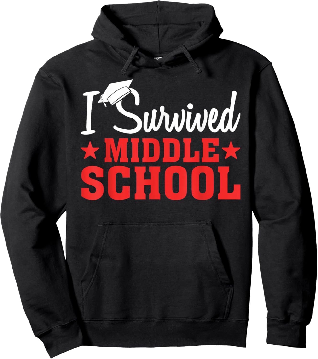 I Survived Middle School Hoodie - Hoodie | Black