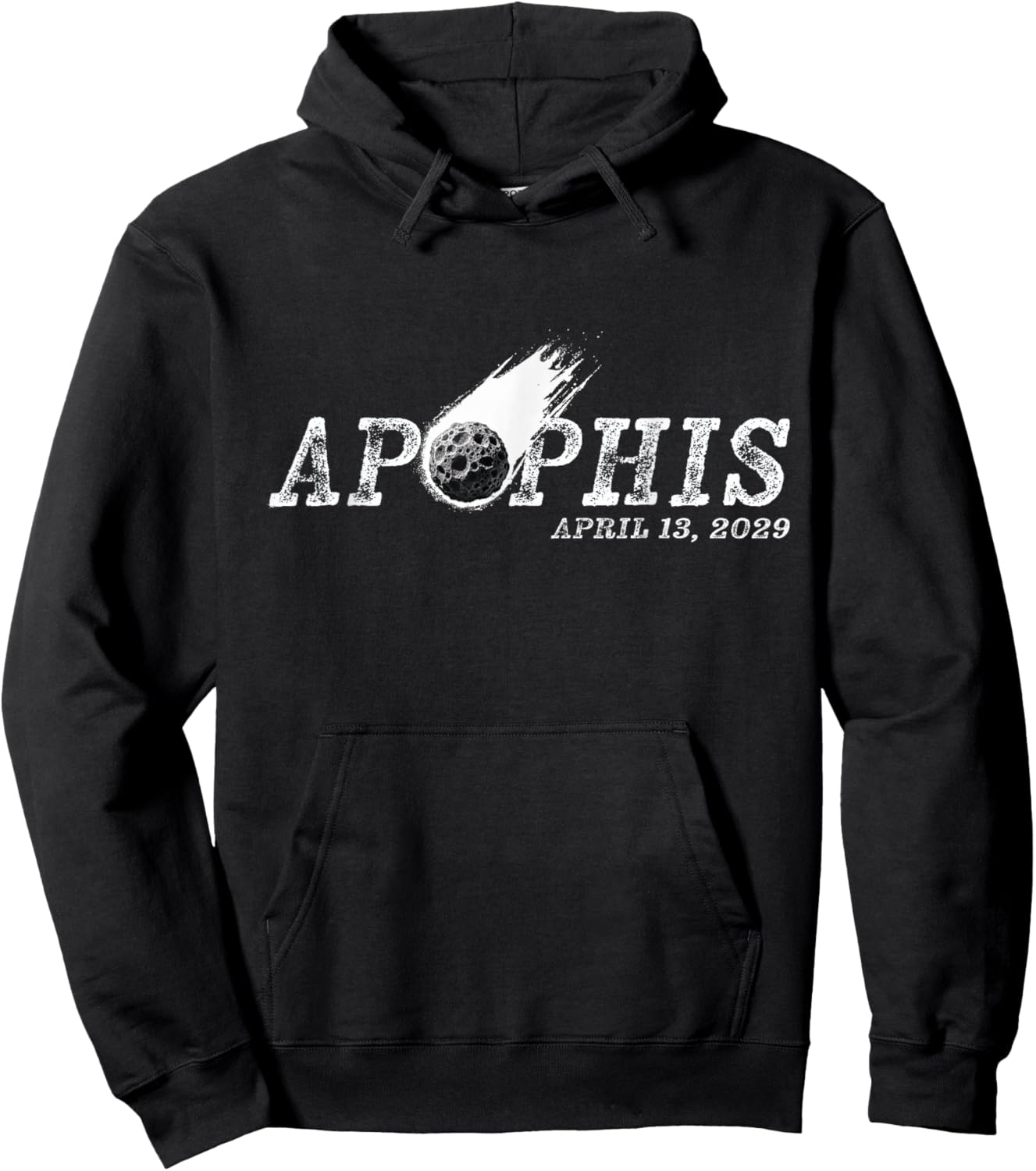 Asteroid Near Earth Object Apophis April 13 2029 Hoodie - Hoodie | Black