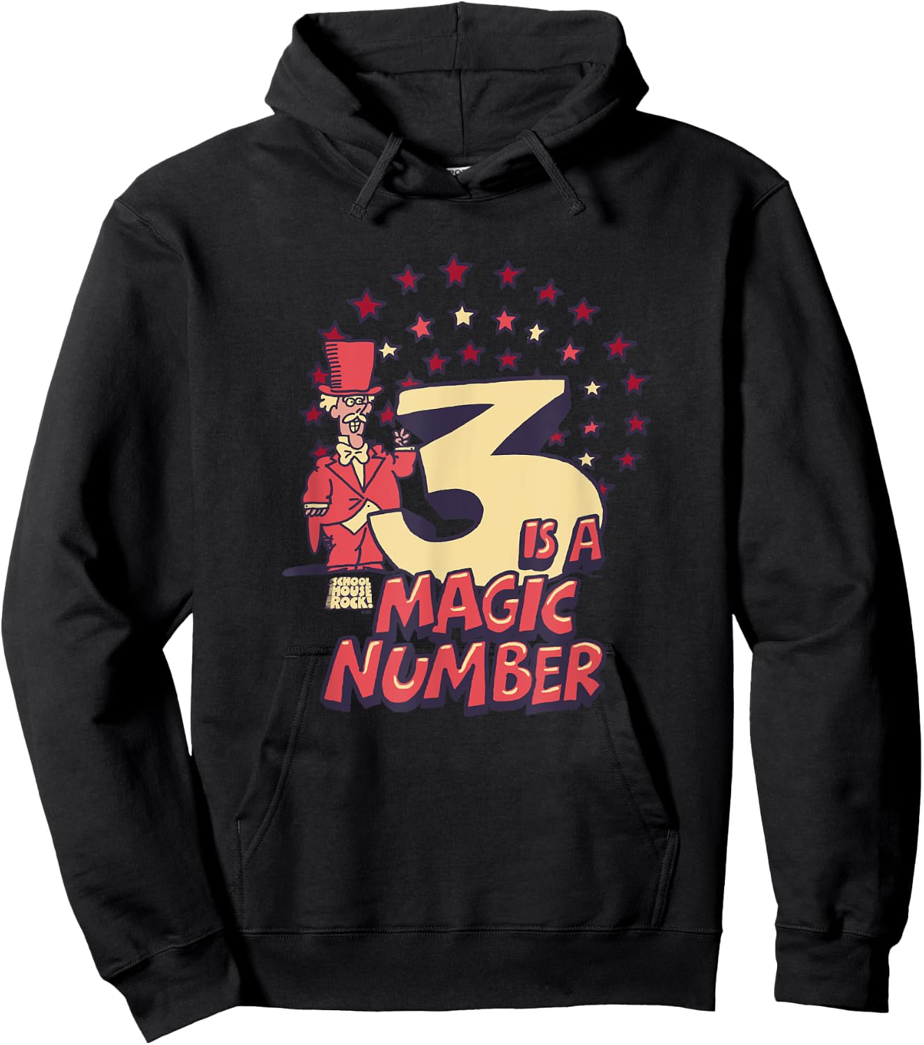 Ripple Junction x Schoolhouse Rock 3 is A Magic Number Math Hoodie - Hoodie | Black