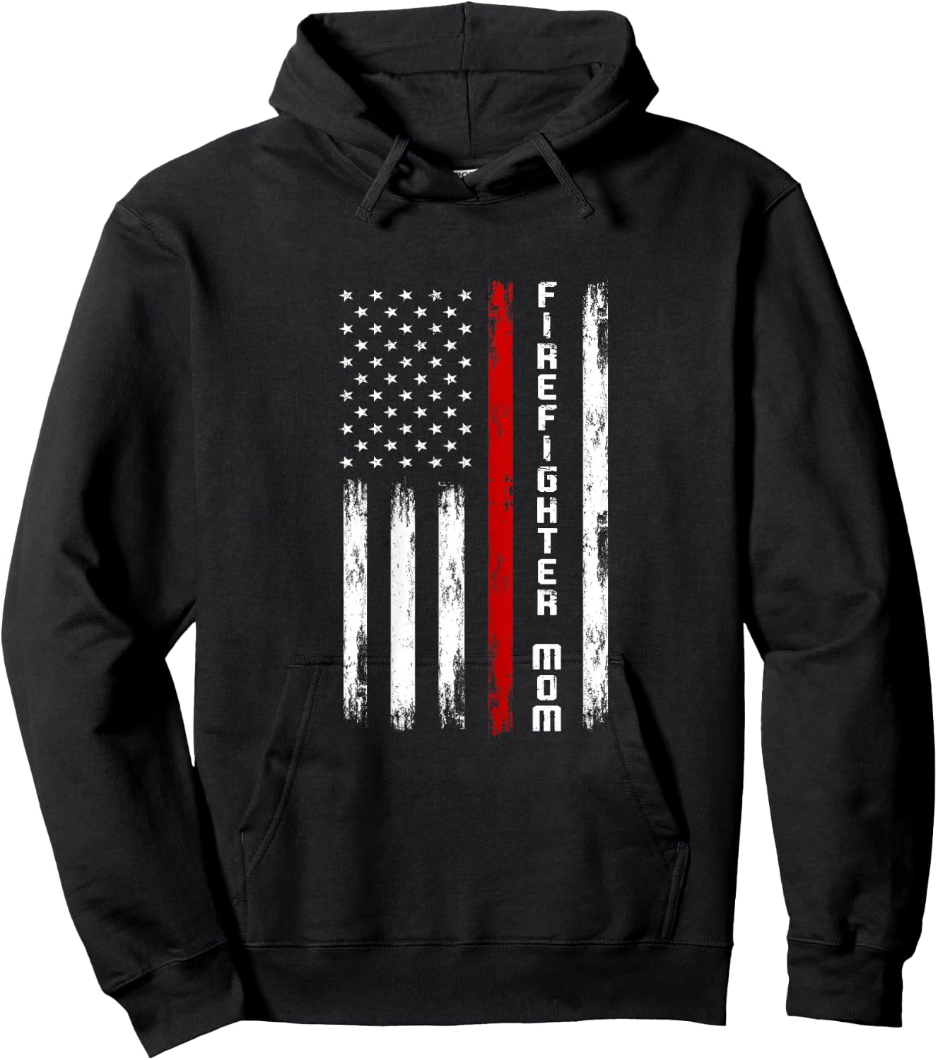 Firefighter Mom Firefighter Hoodie - Hoodie | Black