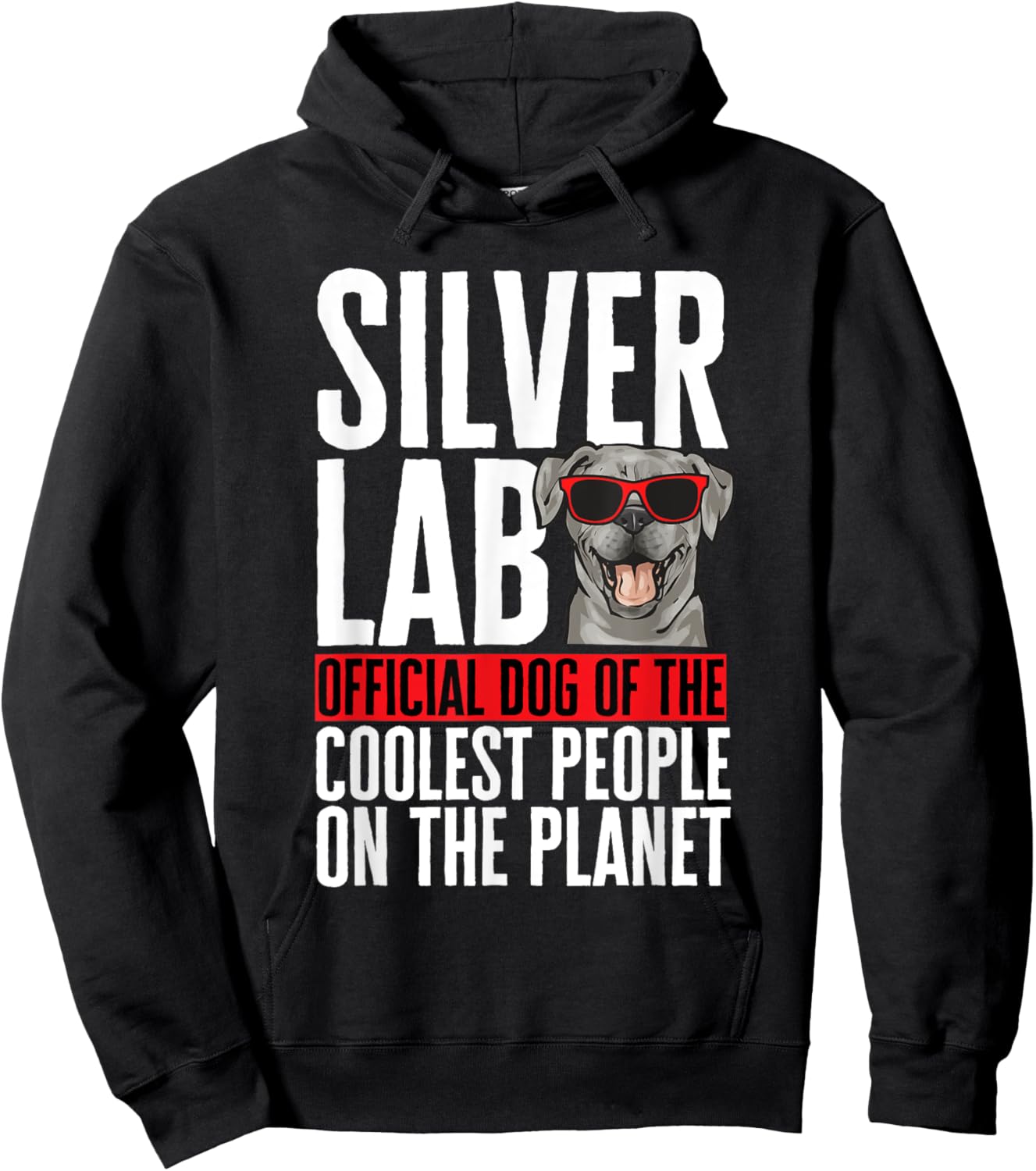 Silver Labrador Retriever Silver Lab Hoodie - Hoodie | Black