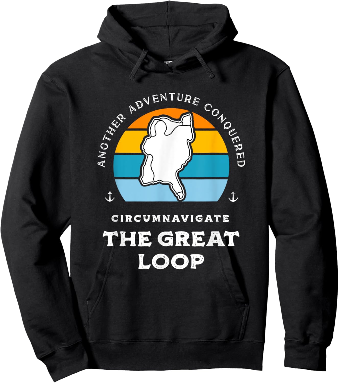 Great Loop Challenge Looper Adventure Conquered Hoodie - Hoodie | Black