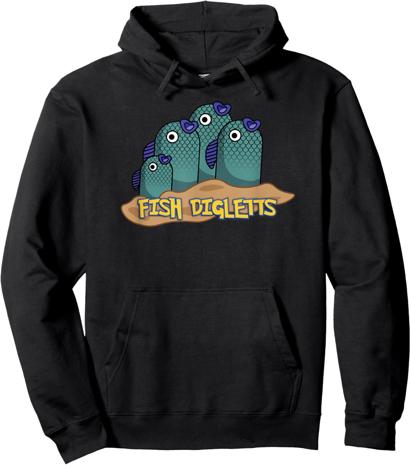 Fish Digletts Hoodie - Hoodie | Black