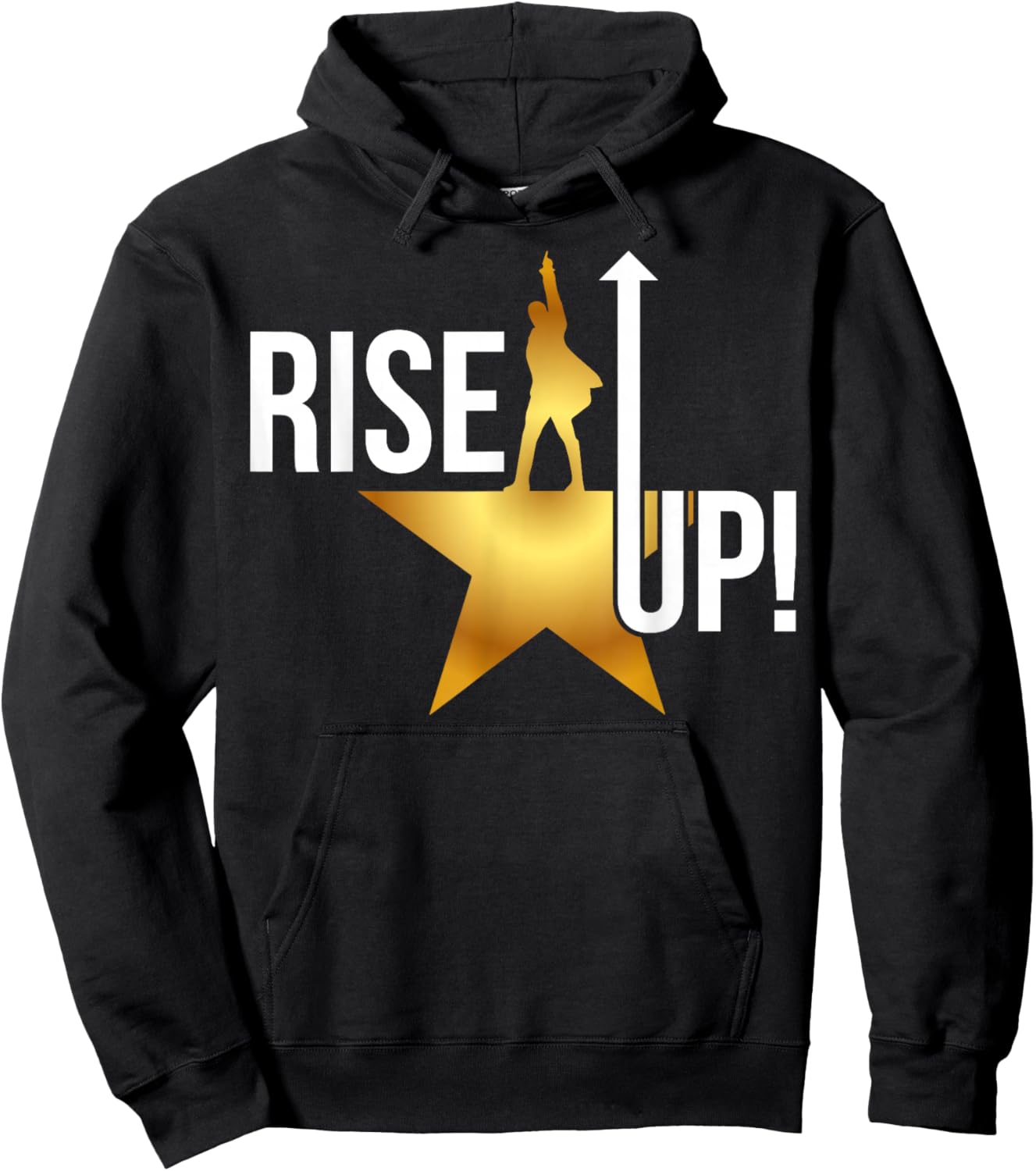 Rise Up Musical Theatre Nerd Musical Broadway Theater Geek Hoodie - Hoodie | Black