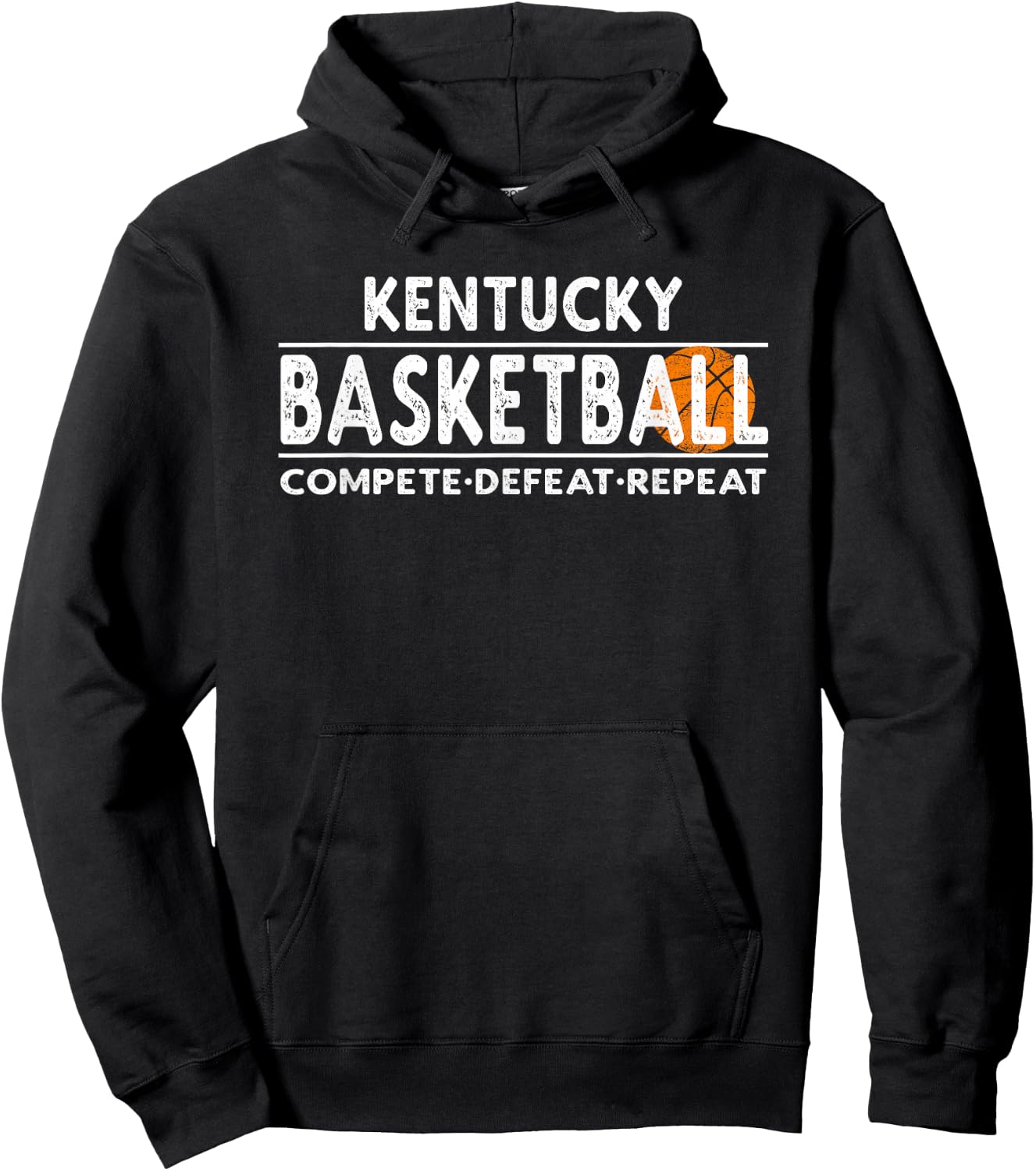 Kentucky Basketball - Compete Defeat Repeat Hoodie - Hoodie | Black