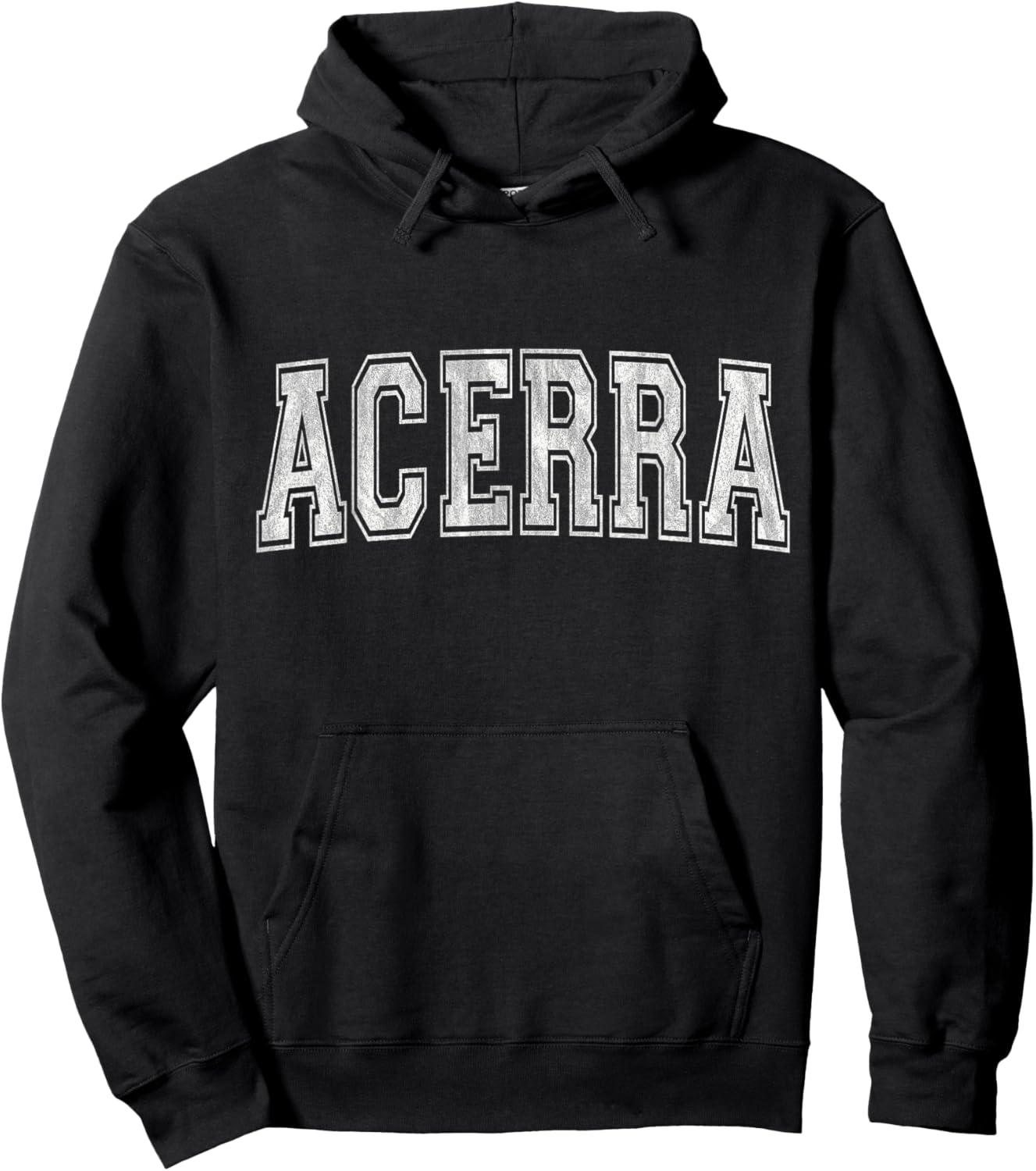 Acerra Italy - Acerra Varsity Logo - Acerra Italia Hoodie - Hoodie | Black