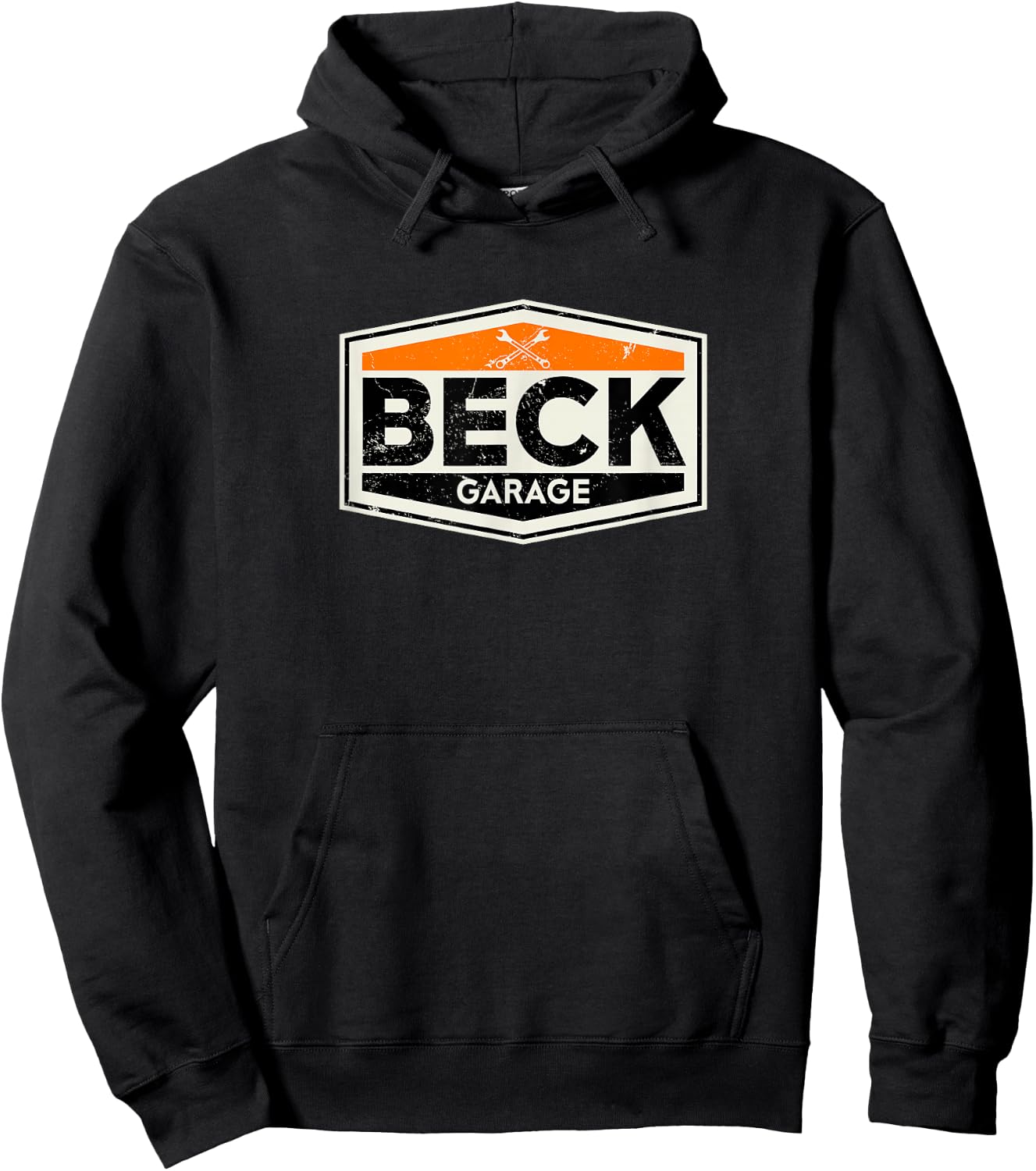 Beck Garage Gift Shirt for Last Name Beck Hoodie - Hoodie | Black