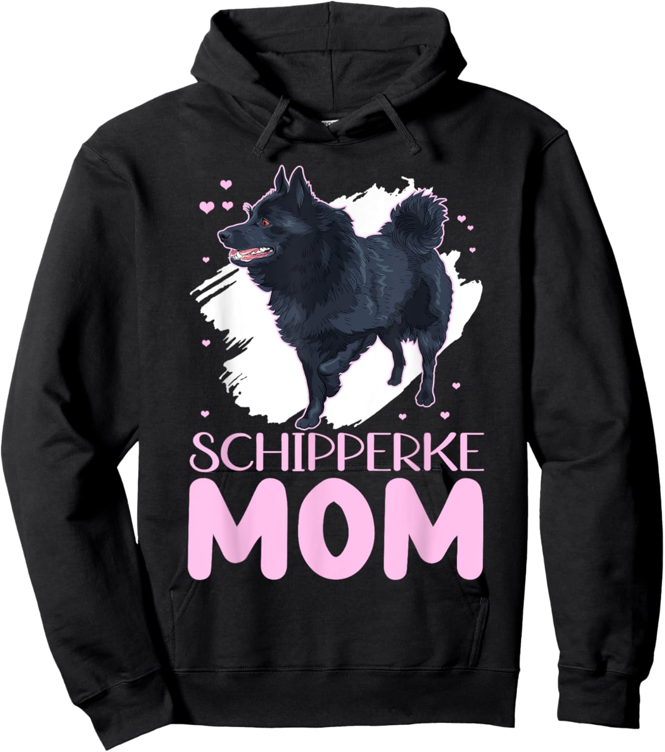 Schipperke Mom Schipperkes Dog Owner Schipperke Women Hoodie - Hoodie | Black