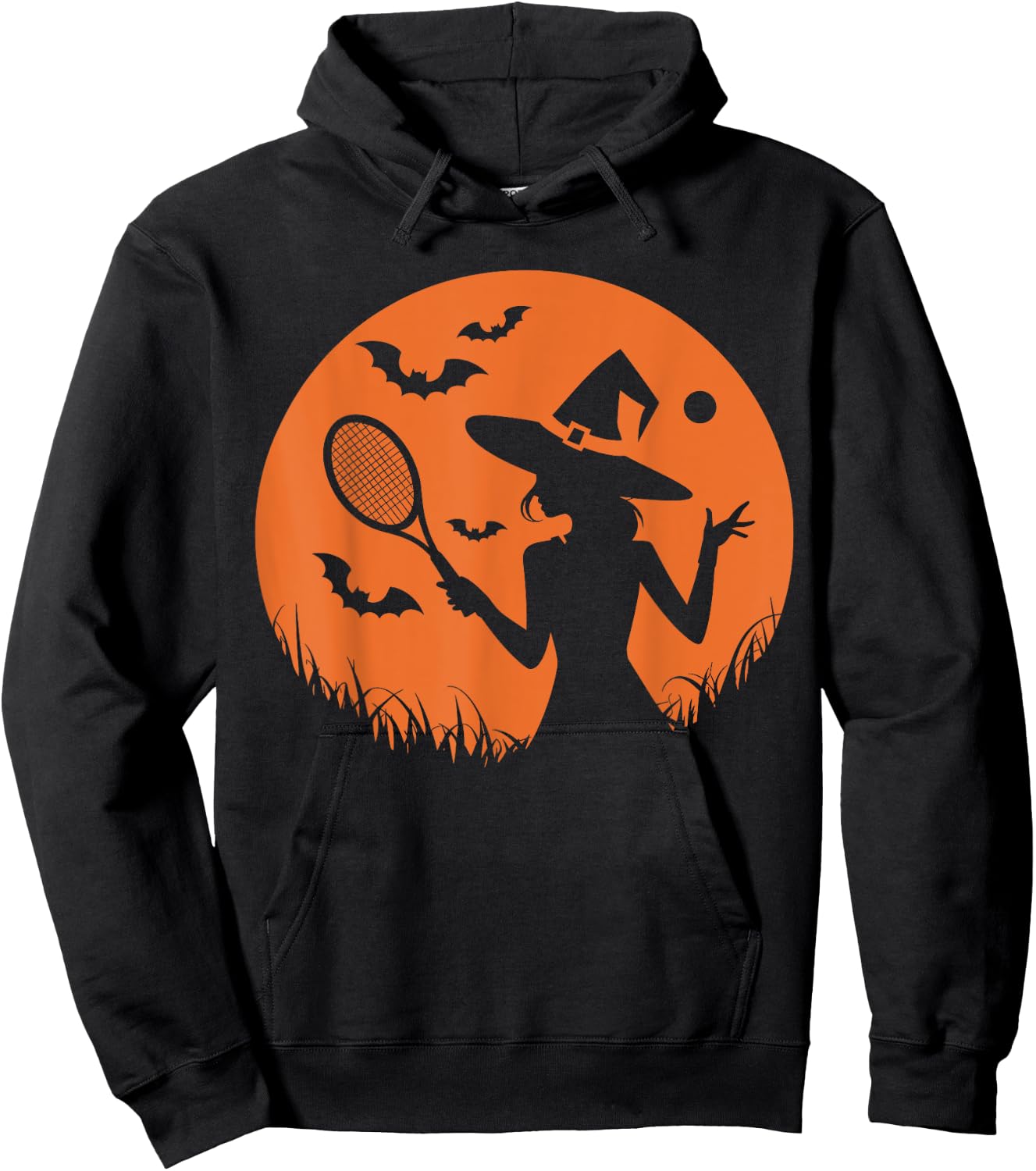 Tennis Halloween Witch Costume For Tennis Players Coaches Hoodie - Hoodie | Black