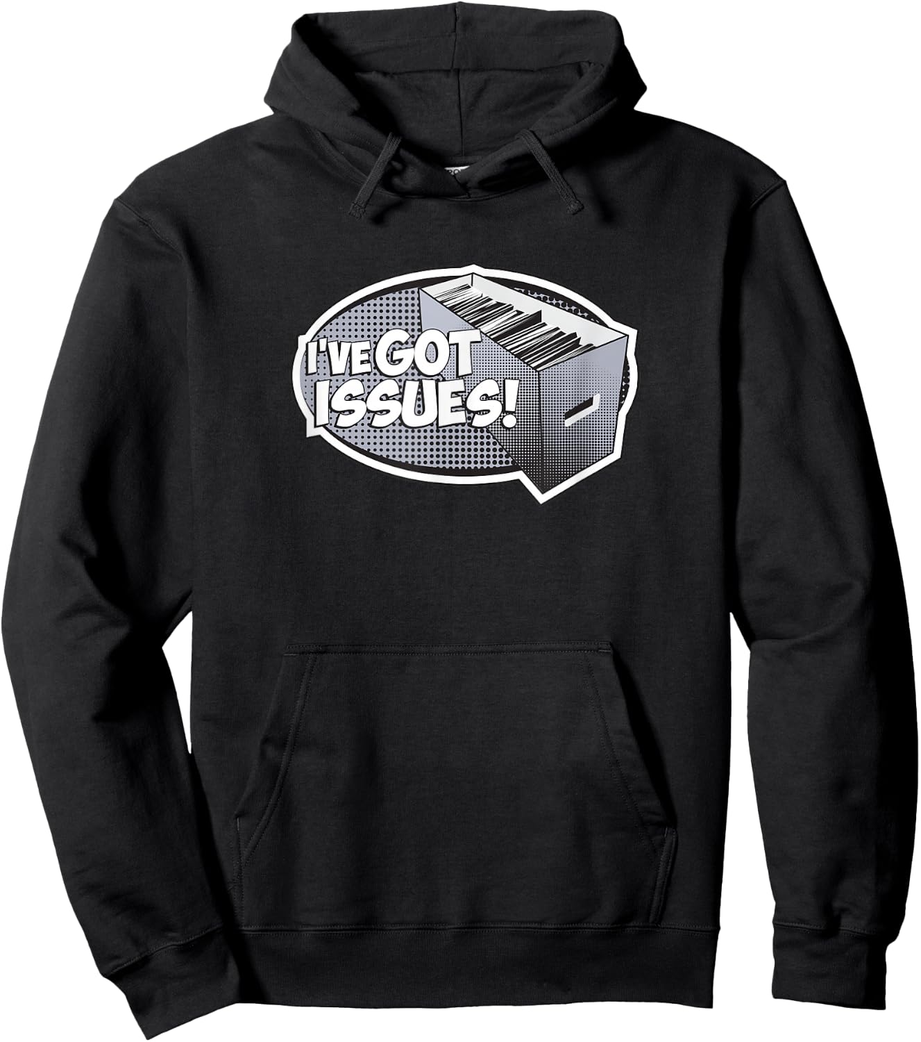Comic Book Shirt I've Got Issues Comics Lover T Shirt Hoodie - Hoodie | Black