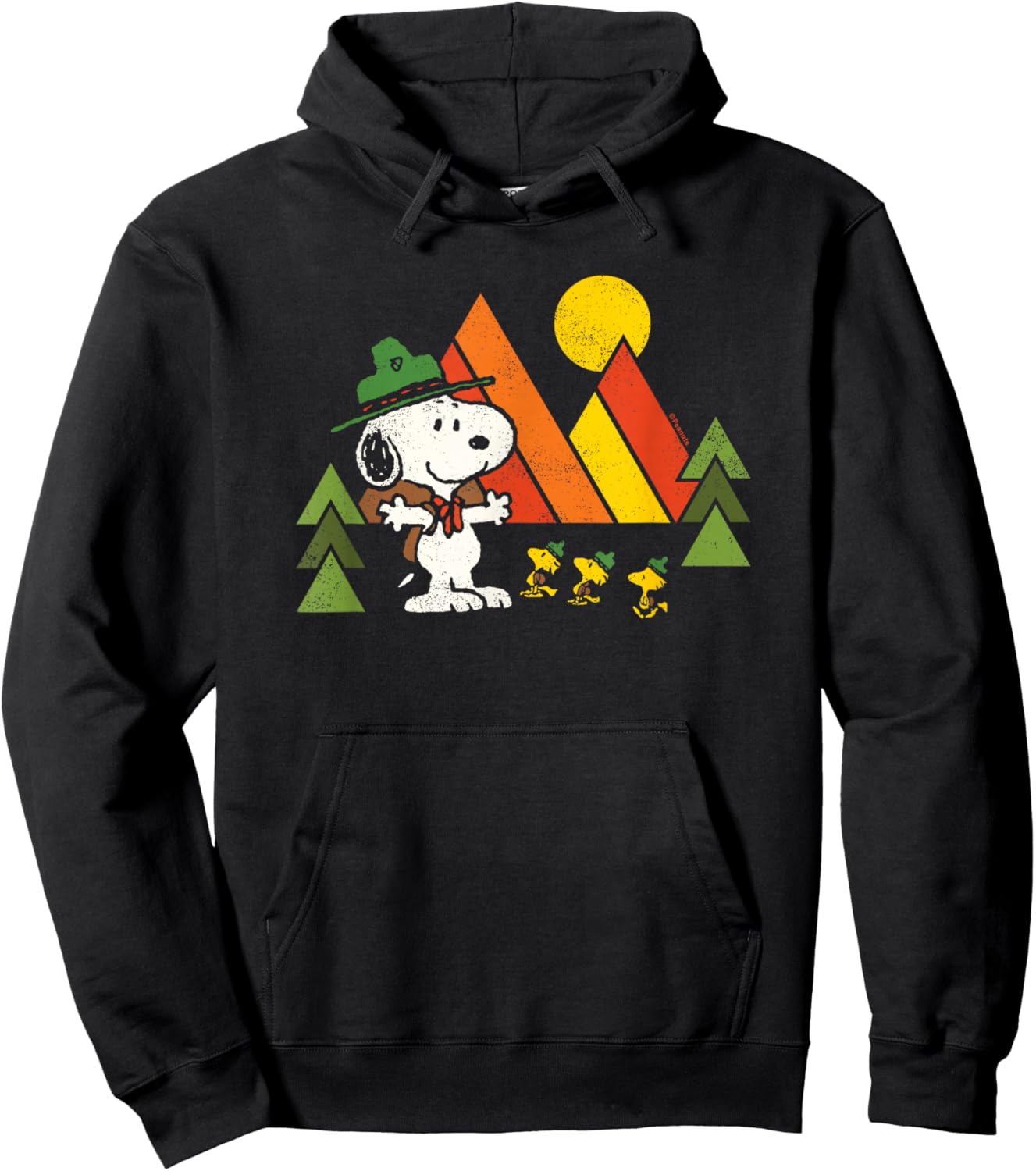 Peanuts - Retro Trailblazers Hoodie - Hoodie | Black
