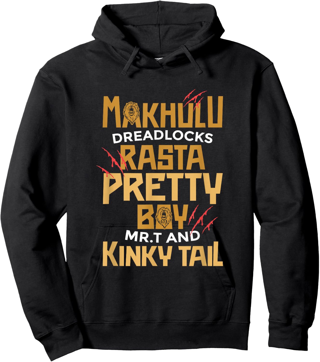 Mapogos Coalition Gang of Brother Lions Novelty Hoodie - Hoodie | Black
