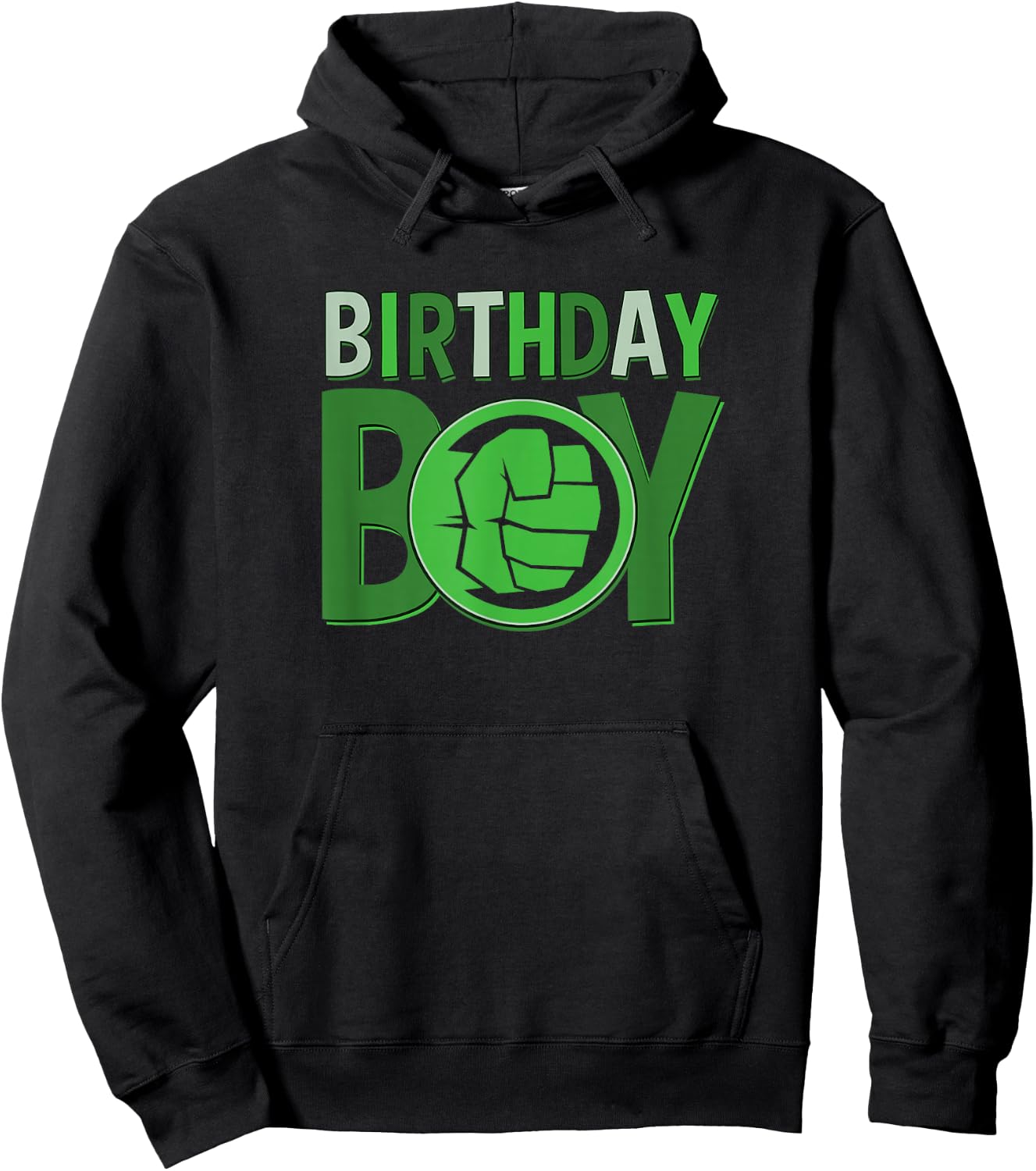 Marvel Avengers Incredible Hulk Birthday Boy Small Hoodie - Hoodie | Black