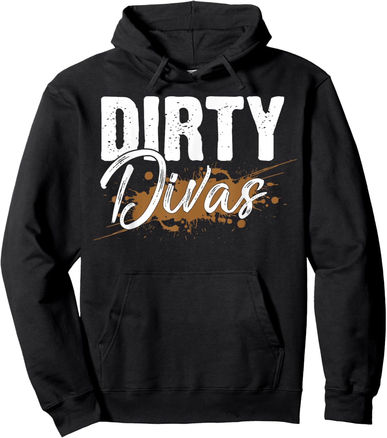 Dirty Divas Mud Run Team Marathon Runner Schlamm Hoodie - Hoodie | Black