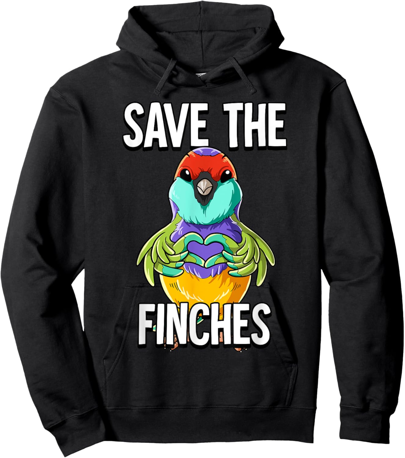 Save The Finches Hoodie - Hoodie | Black