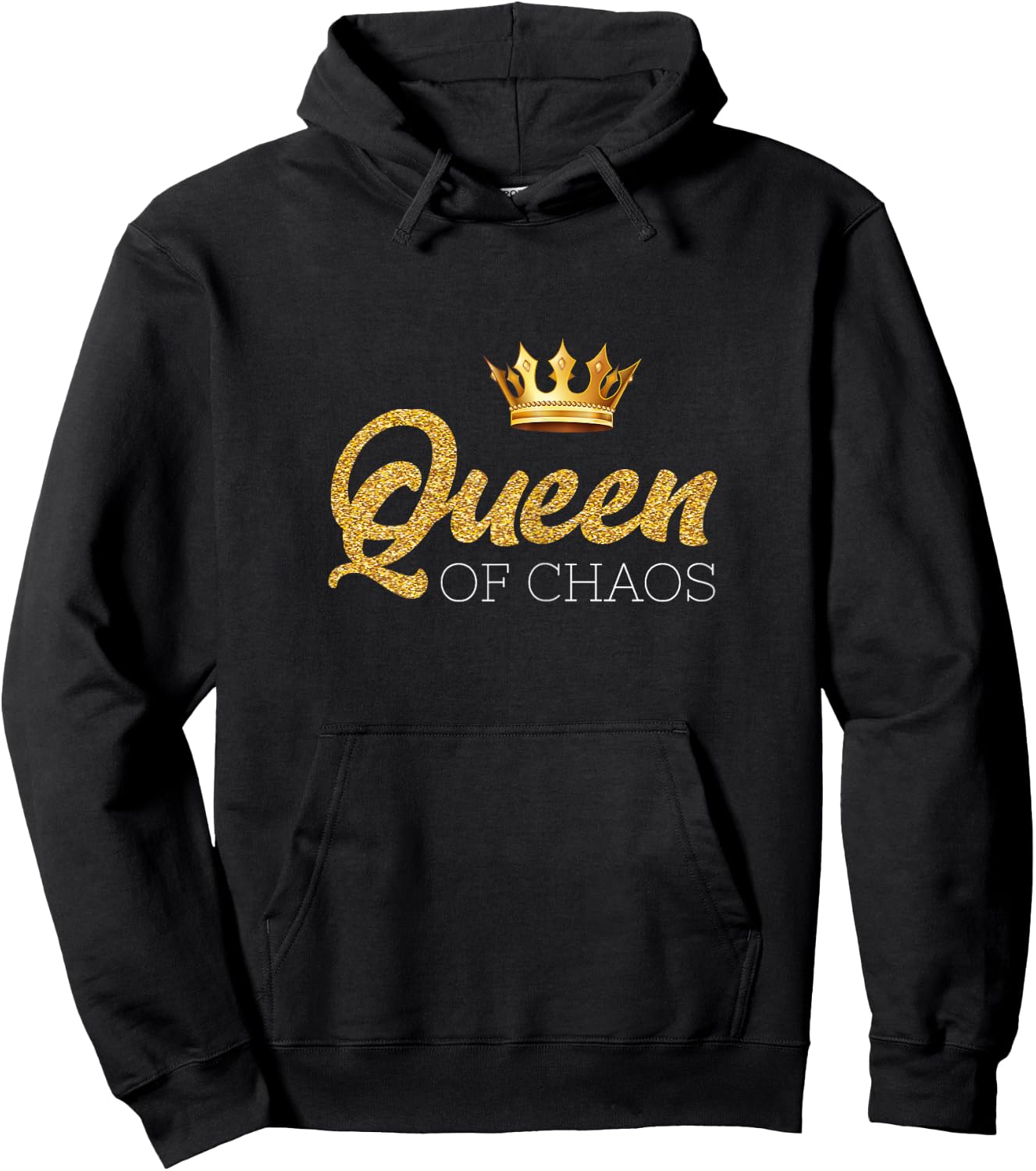 Queen of Chaos Queen of Chaos Design for Everyone Hoodie - Hoodie | Black