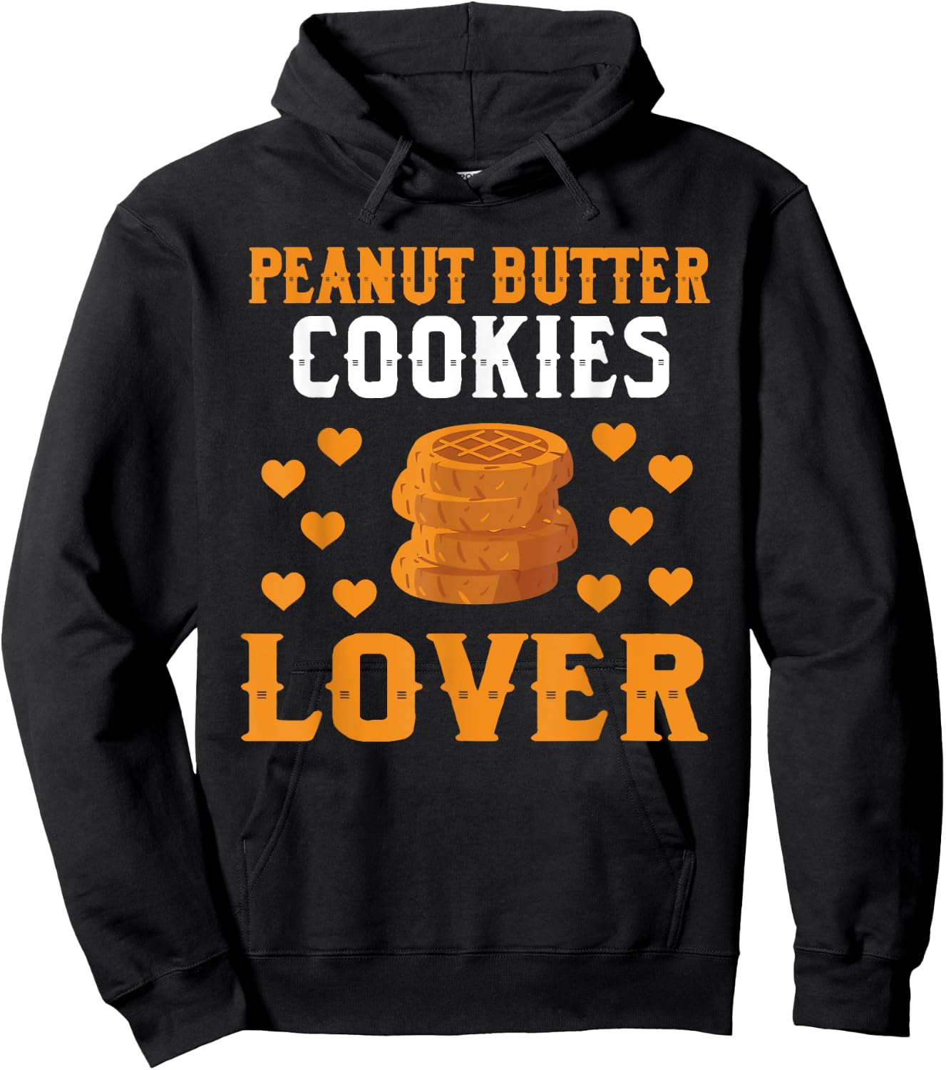 Peanut Butter Cookies Lover Costume Christmas Cookie Hoodie - Hoodie | Black