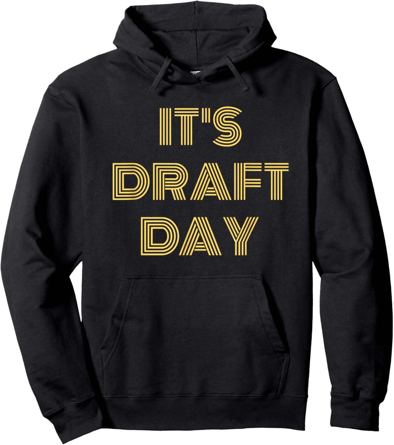 It's Draft Day Fantasy Football Sports Hoodie - Hoodie | Black