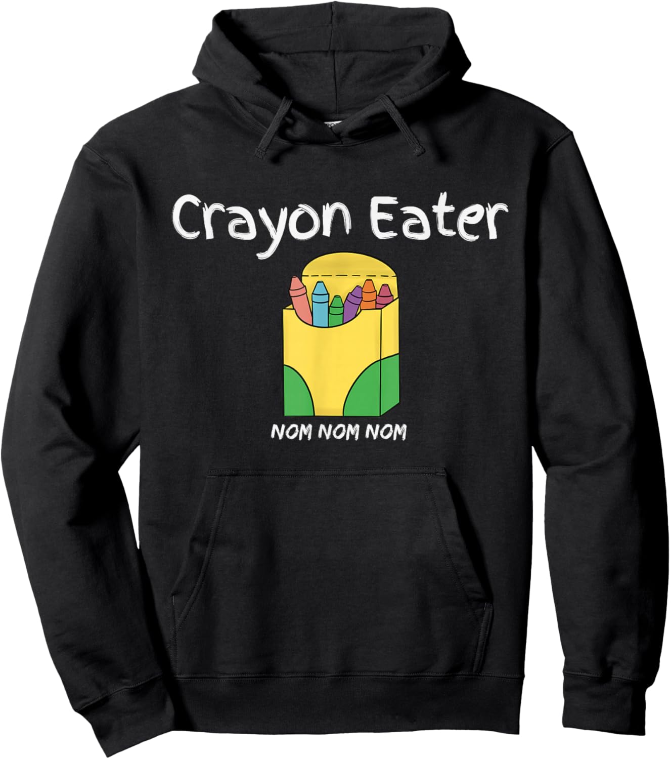 Crayon Eater Funny FPS Video Gamer Term Game Tanky Character Hoodie - Hoodie | Black