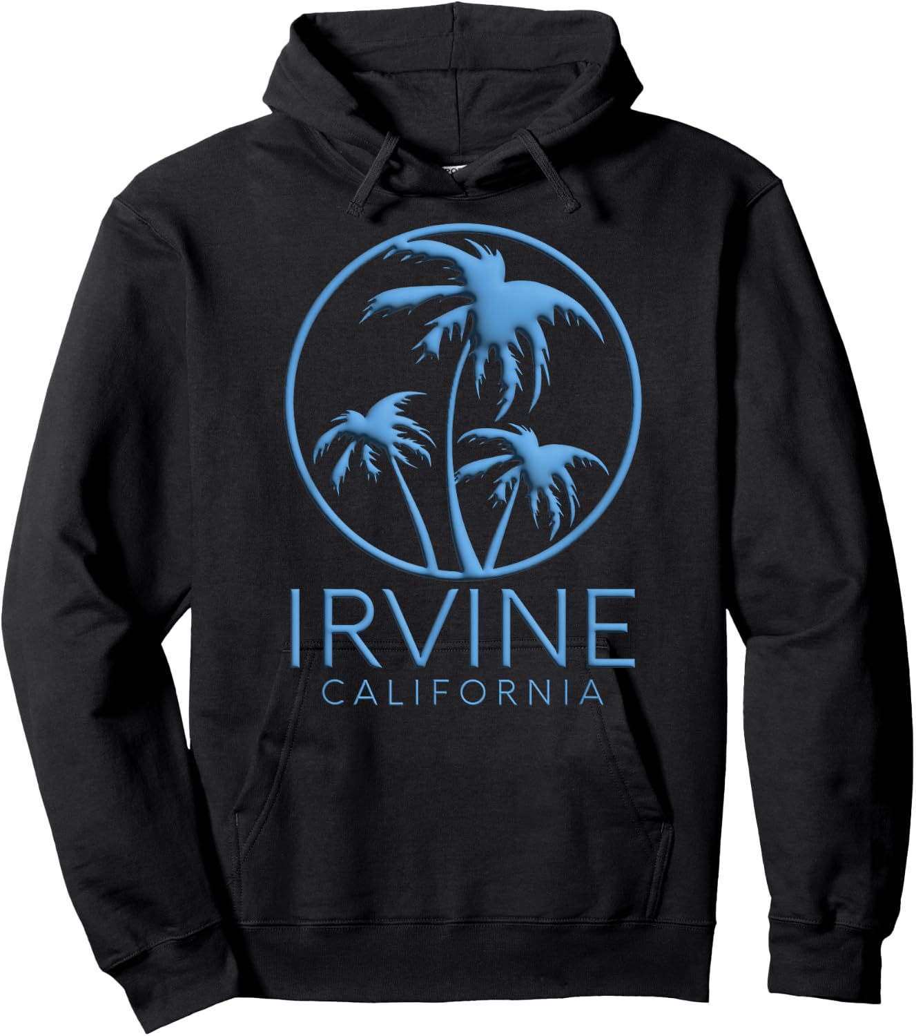 Irvine Orange County California Anaheim Retro Beach 949 OC Hoodie - Hoodie | Black