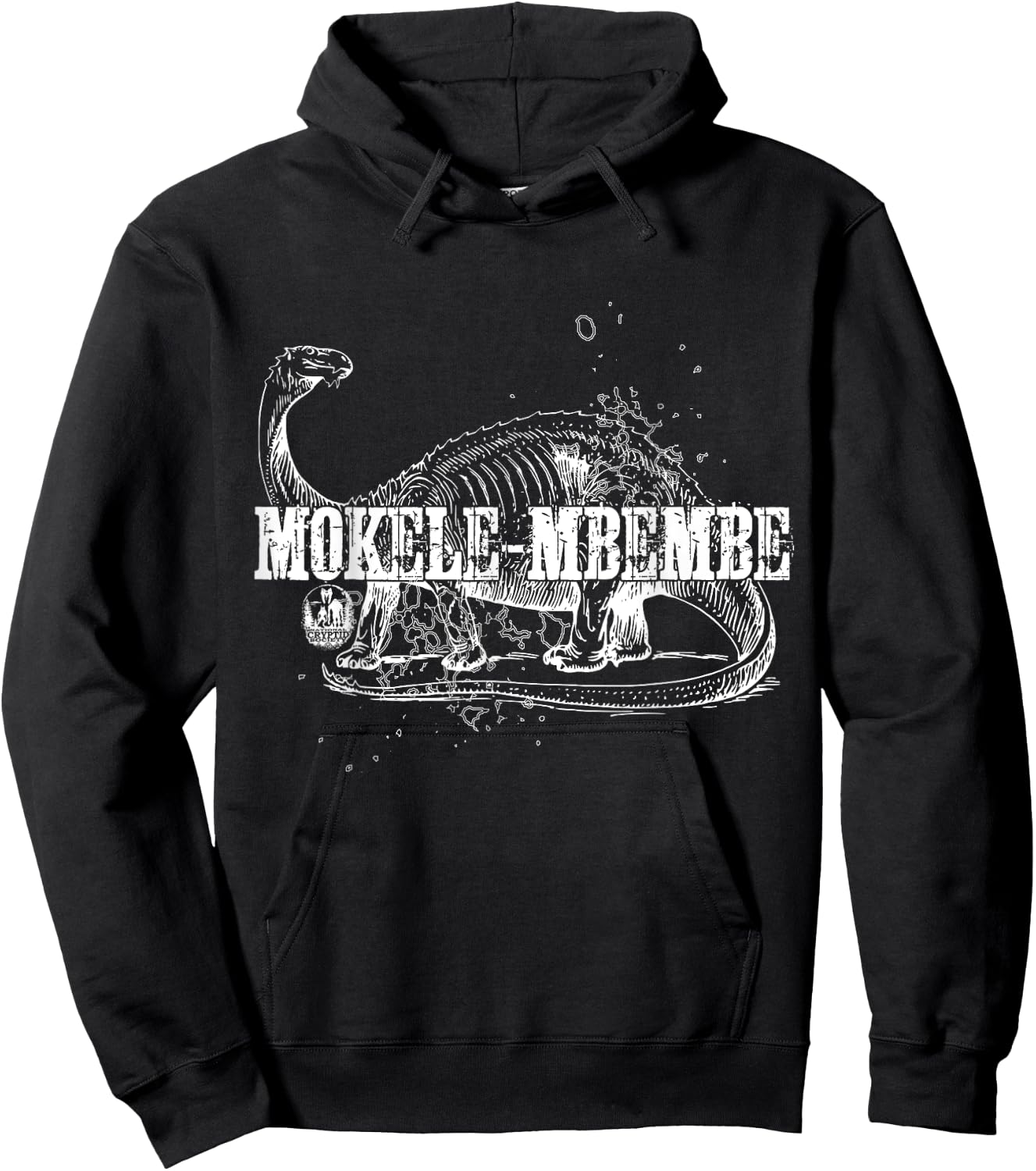 Mokele Mbembe The Living Dinosaur of Africa Monster Cryptid Hoodie - Hoodie | Black