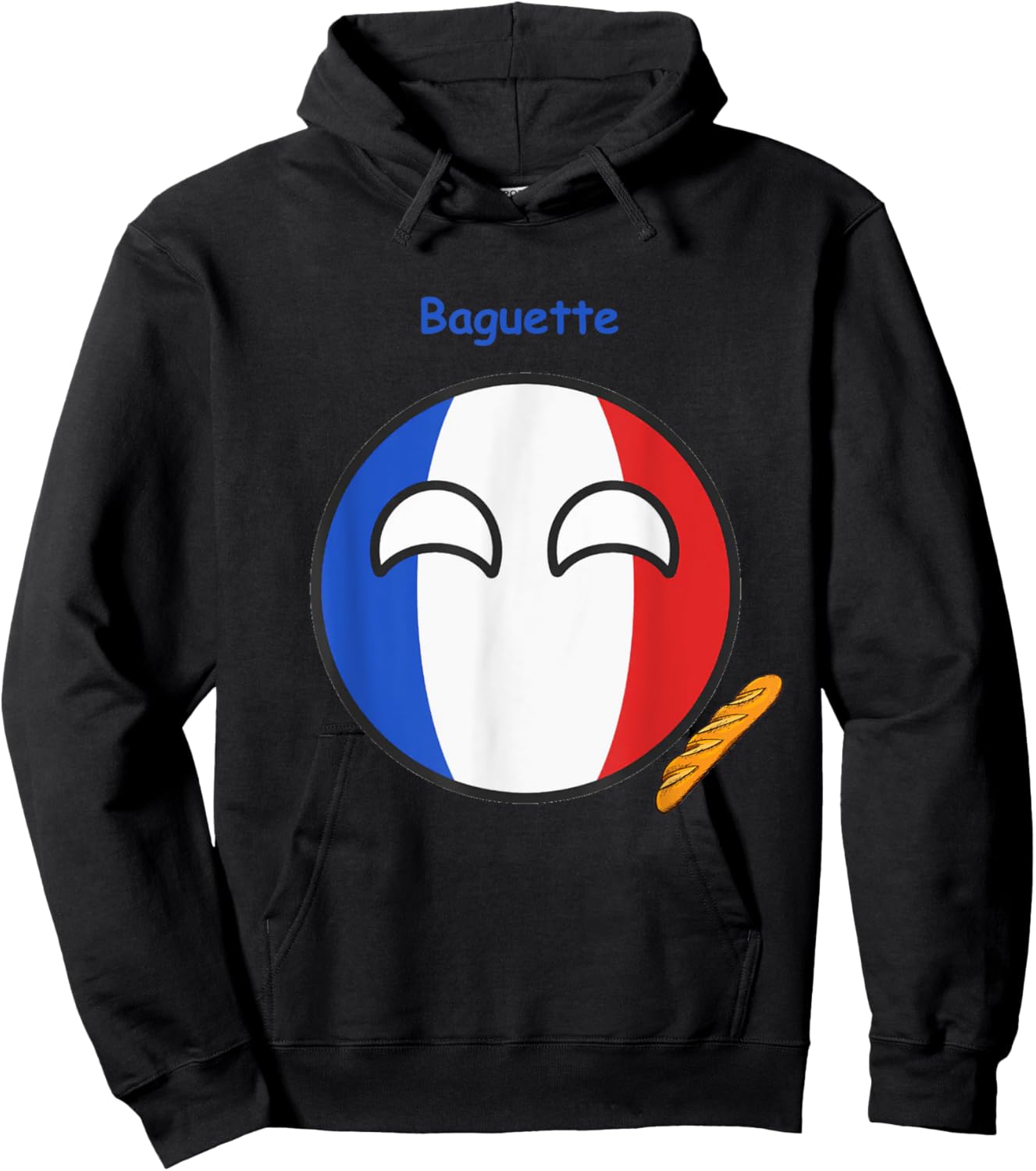 Countryballs France funny Hoodie - Hoodie | Black