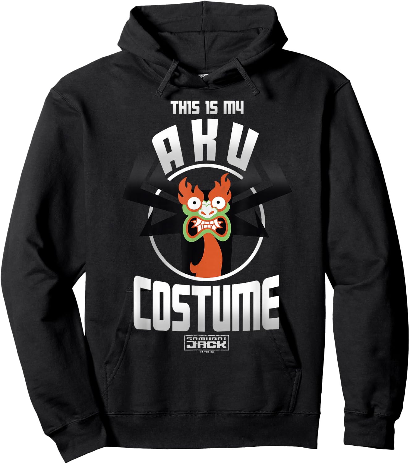 Samurai Jack Halloween This Is My Aku Costume Hoodie - Hoodie | Black