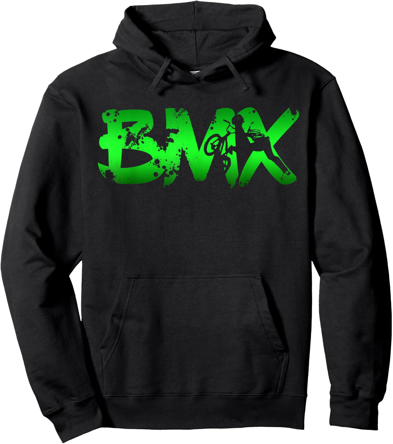 Distressed BMX Shirt Women Kids & Bike Riders Hoodie - Hoodie | Black