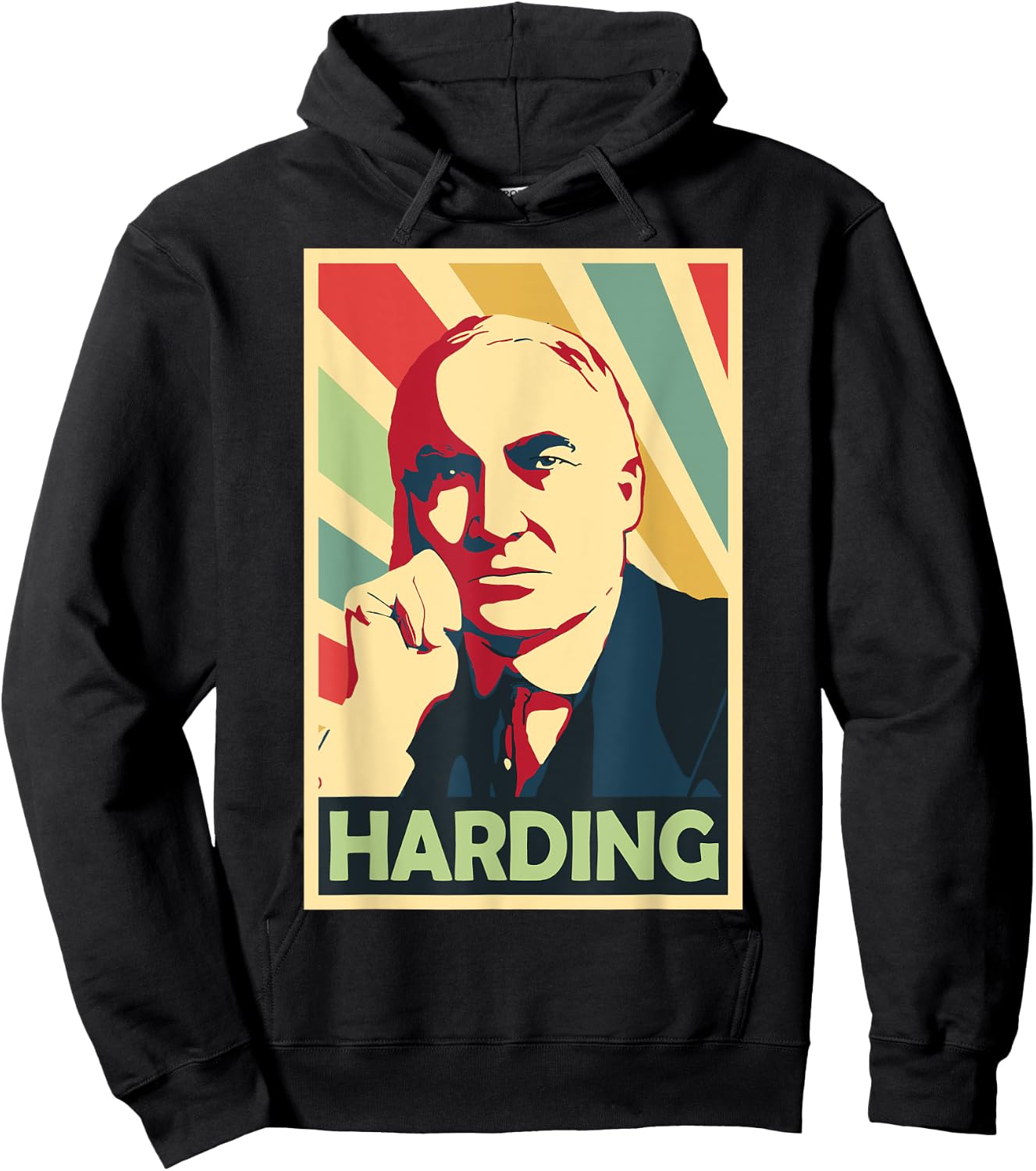 President Warren Harding Hoodie - Hoodie | Black