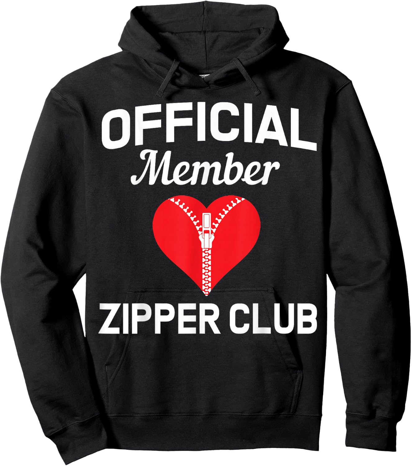 Open Heart Surgery Zipper Club Bypass Get Well Recovery Gift Hoodie - Hoodie | Black