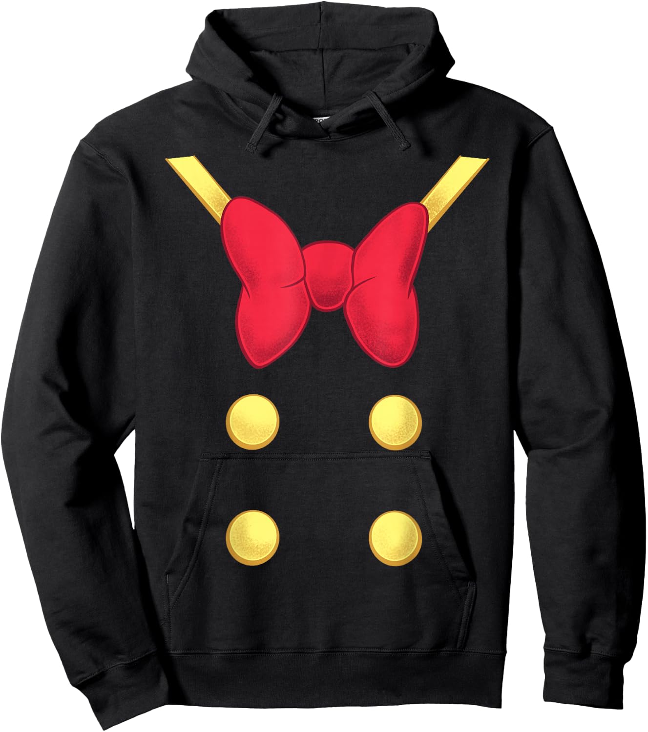 Disney Mickey and Friends Halloween Donald Duck Costume Small Hoodie - Hoodie | Black