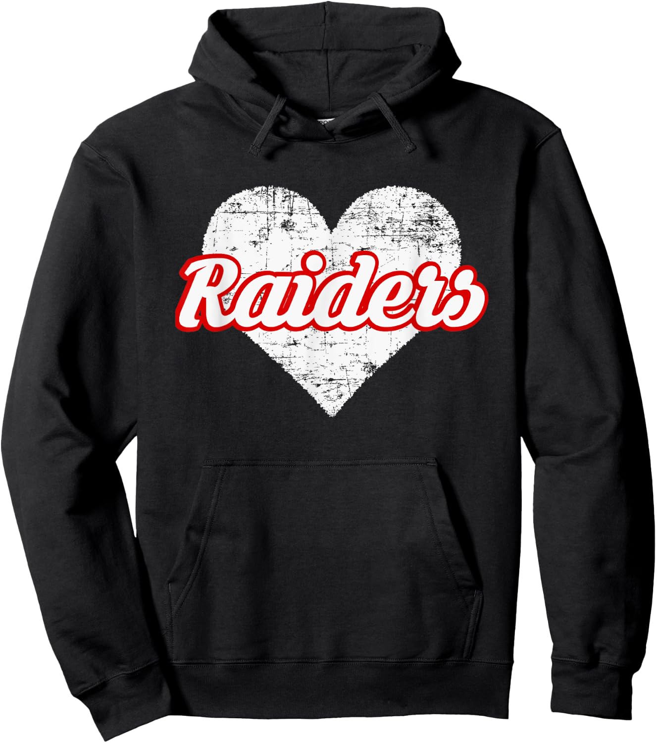 Sidney Raiders Over Heart Hoodie - Hoodie | Black