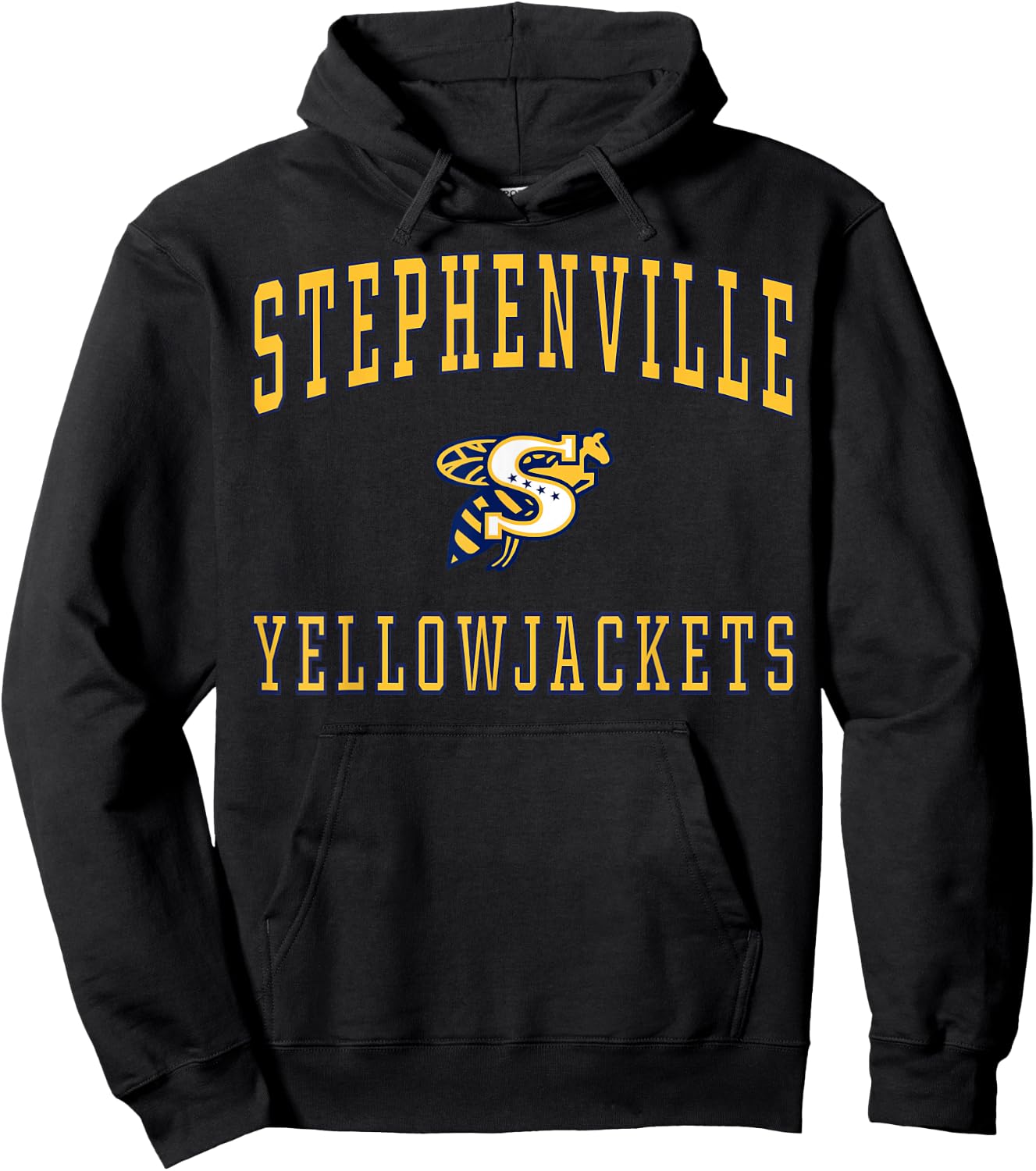 Stephenville High School Yellowjackets C1 Hoodie - Hoodie | Black