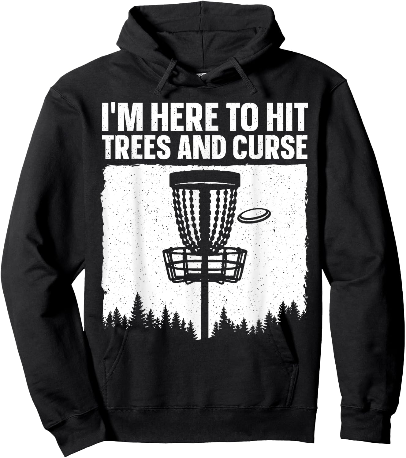 Best Disc Golf Art Women Disc Golfer Disc Golf Lover Hoodie - Hoodie | Black